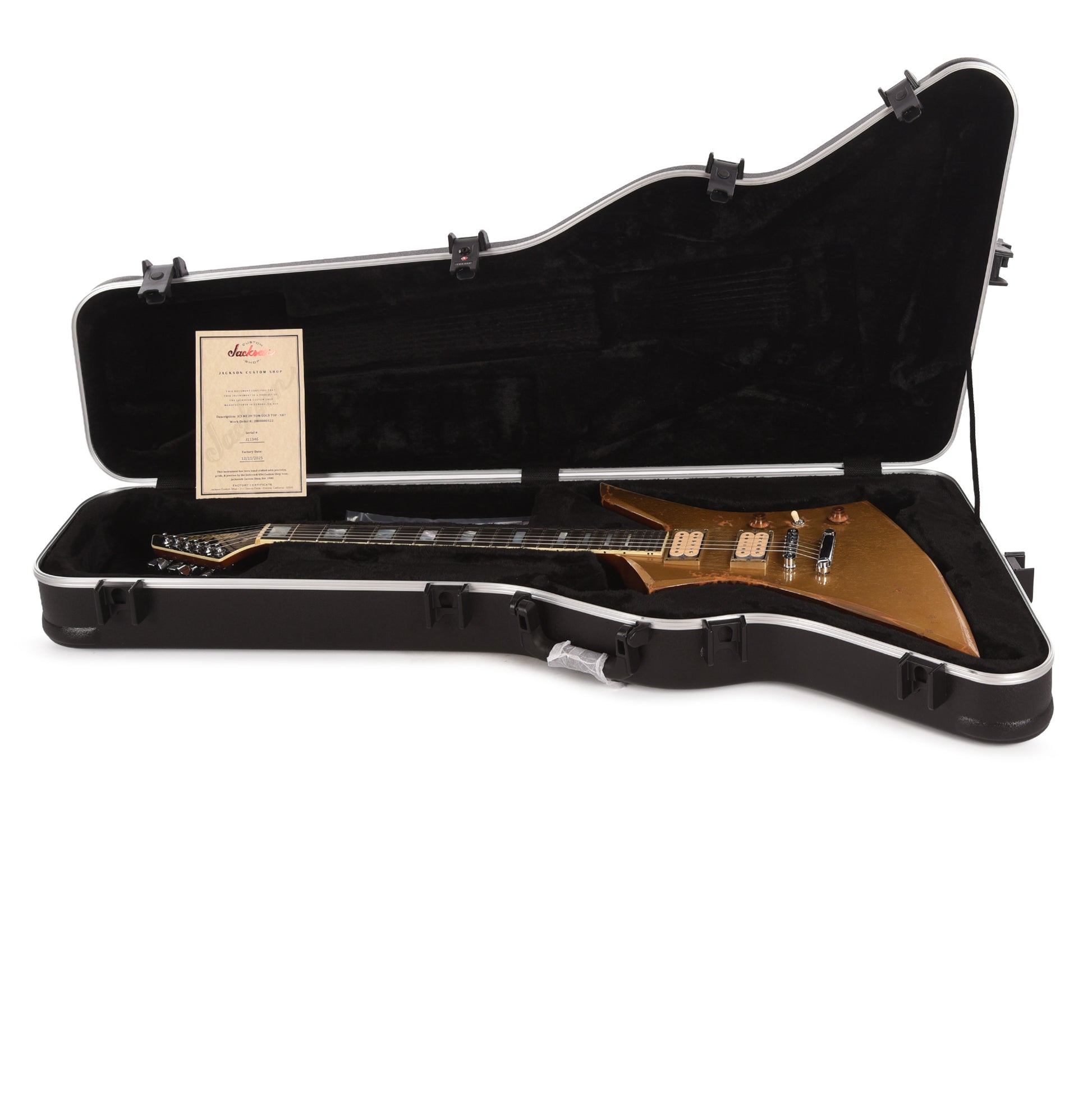 Jackson Custom Shop USA Special Edition Kelly Nitro-Relic Tour Gold Top Electric Guitars / Solid Body