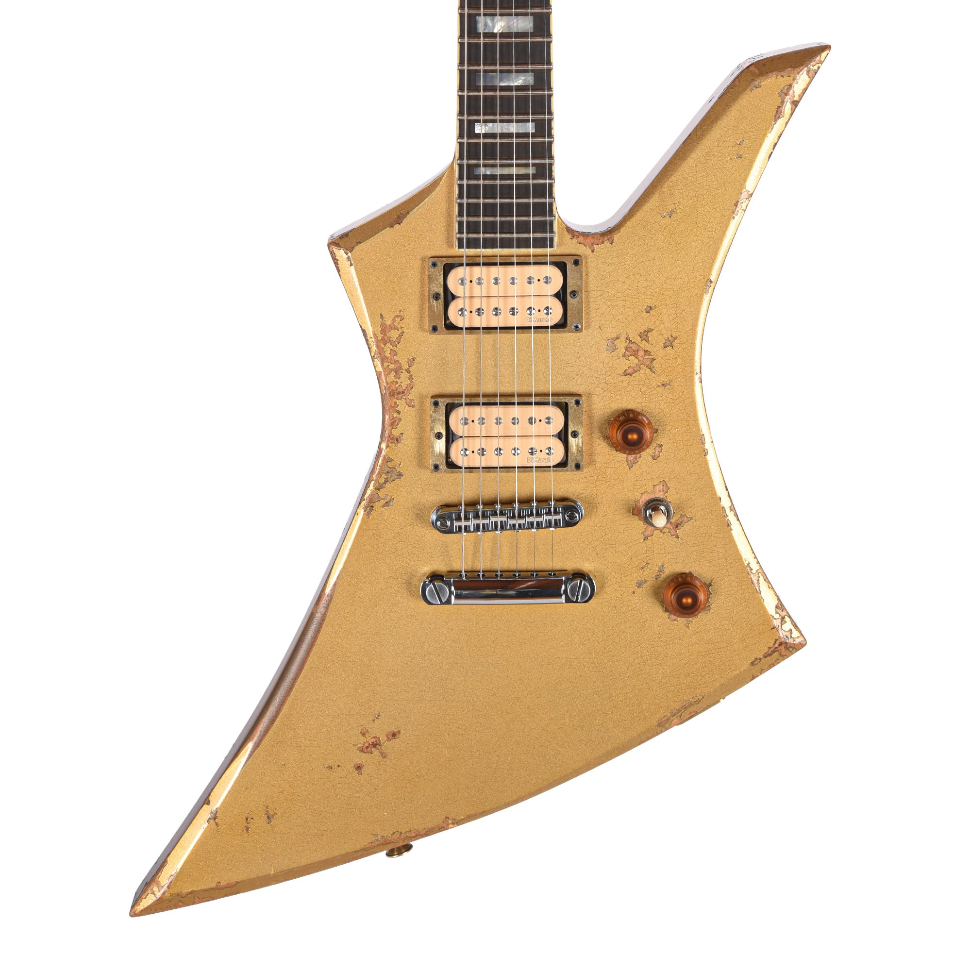 Jackson Custom Shop USA Special Edition Kelly Nitro-Relic Tour Gold Top Electric Guitars / Solid Body