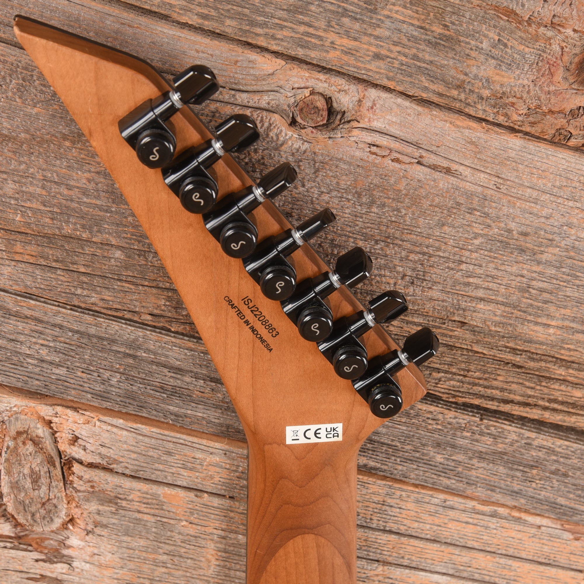 Jackson Dave Davidson Signature Warrior WR7 MAH Walnut Stain 2022 Electric Guitars / Solid Body
