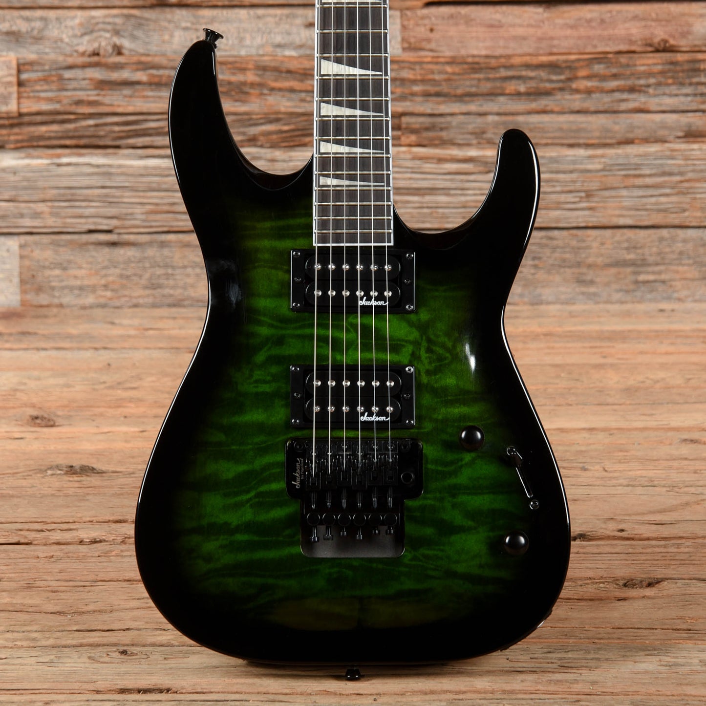 Jackson Dinky Green Burst 2021 Electric Guitars / Solid Body
