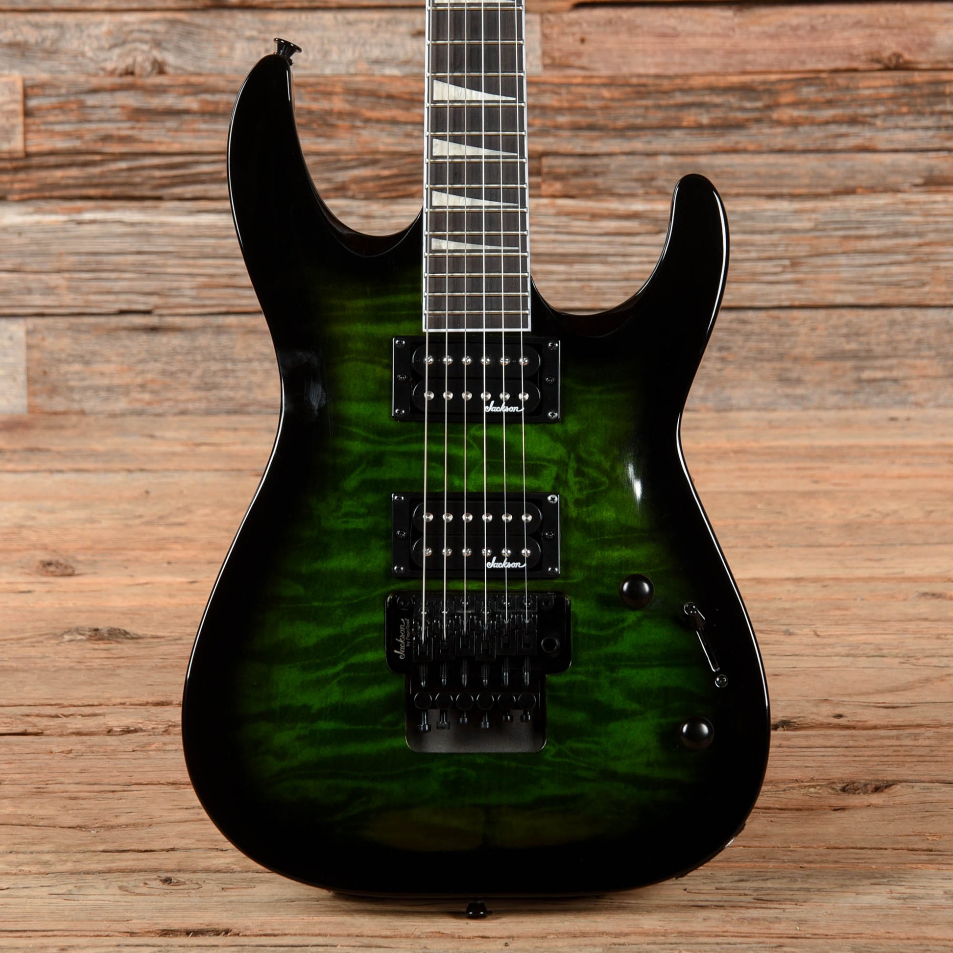 Jackson Dinky Green Burst 2021 Electric Guitars / Solid Body