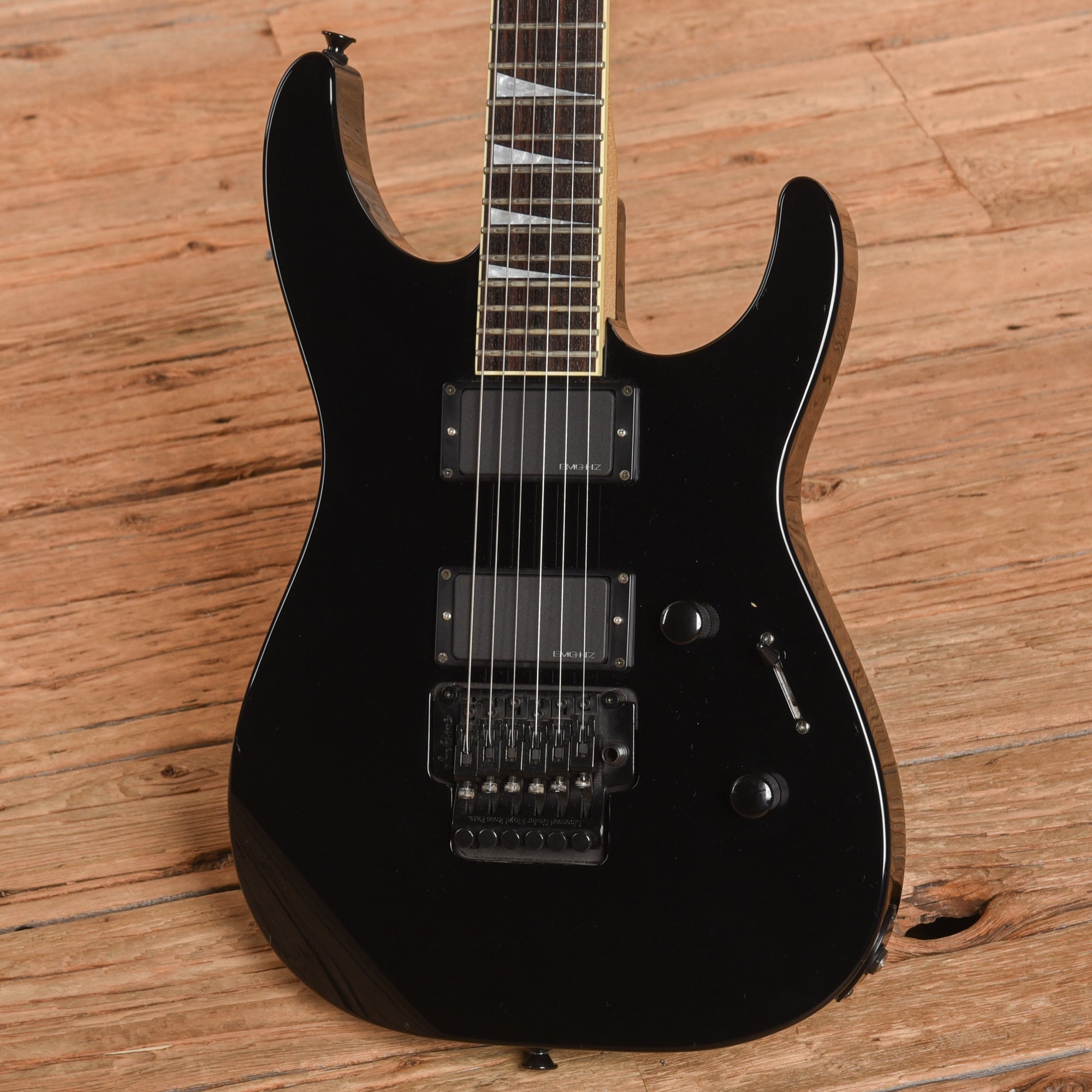 Jackson Dinky Reverse Black 1997 Electric Guitars / Solid Body