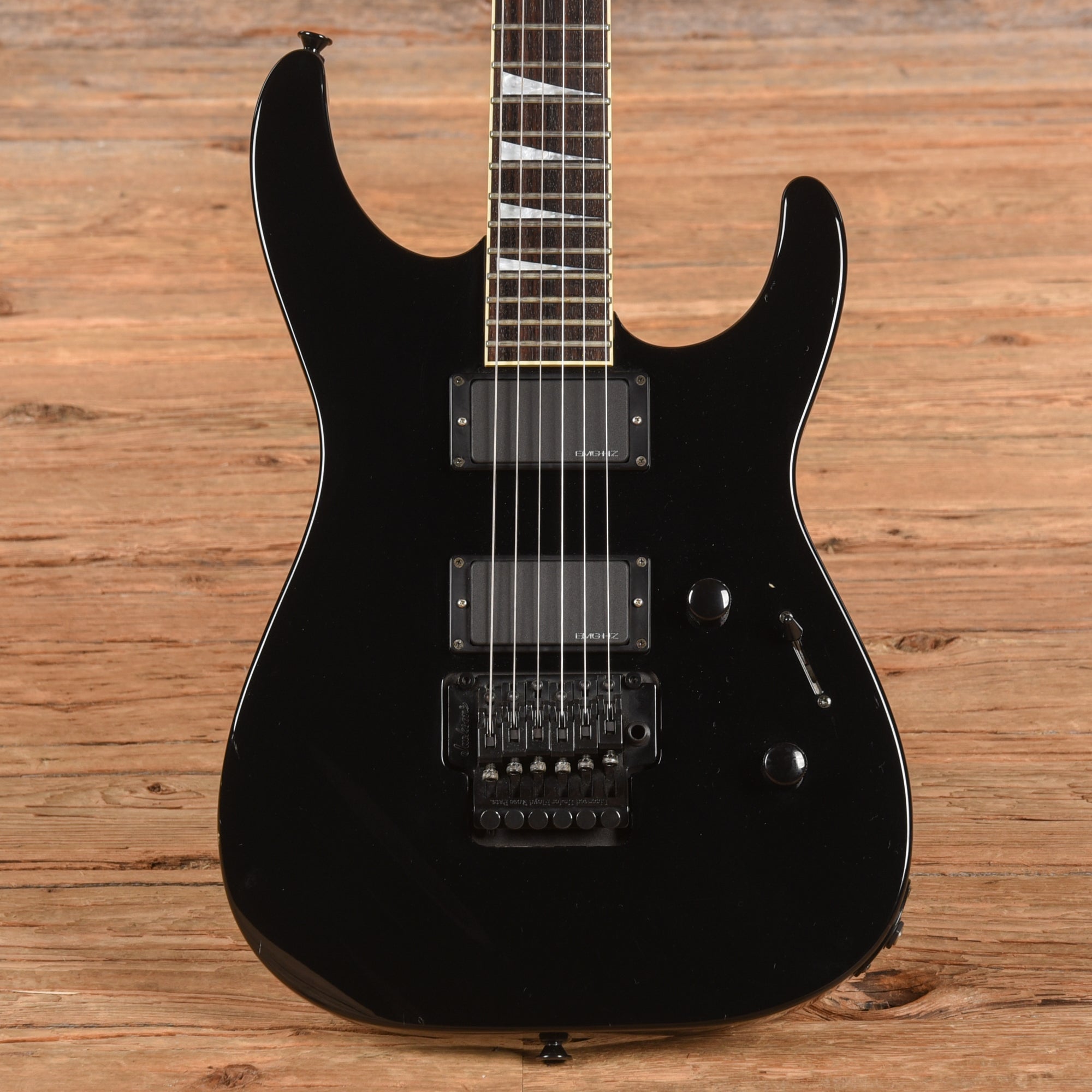 Jackson Dinky Reverse Black 1997 Electric Guitars / Solid Body