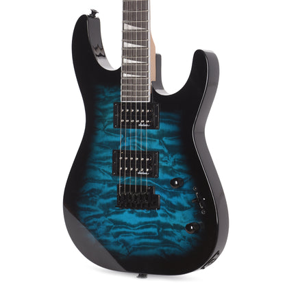 Jackson JS Series Dinky JS20 DKQ 2PT Transparent Blue Burst Electric Guitars / Solid Body