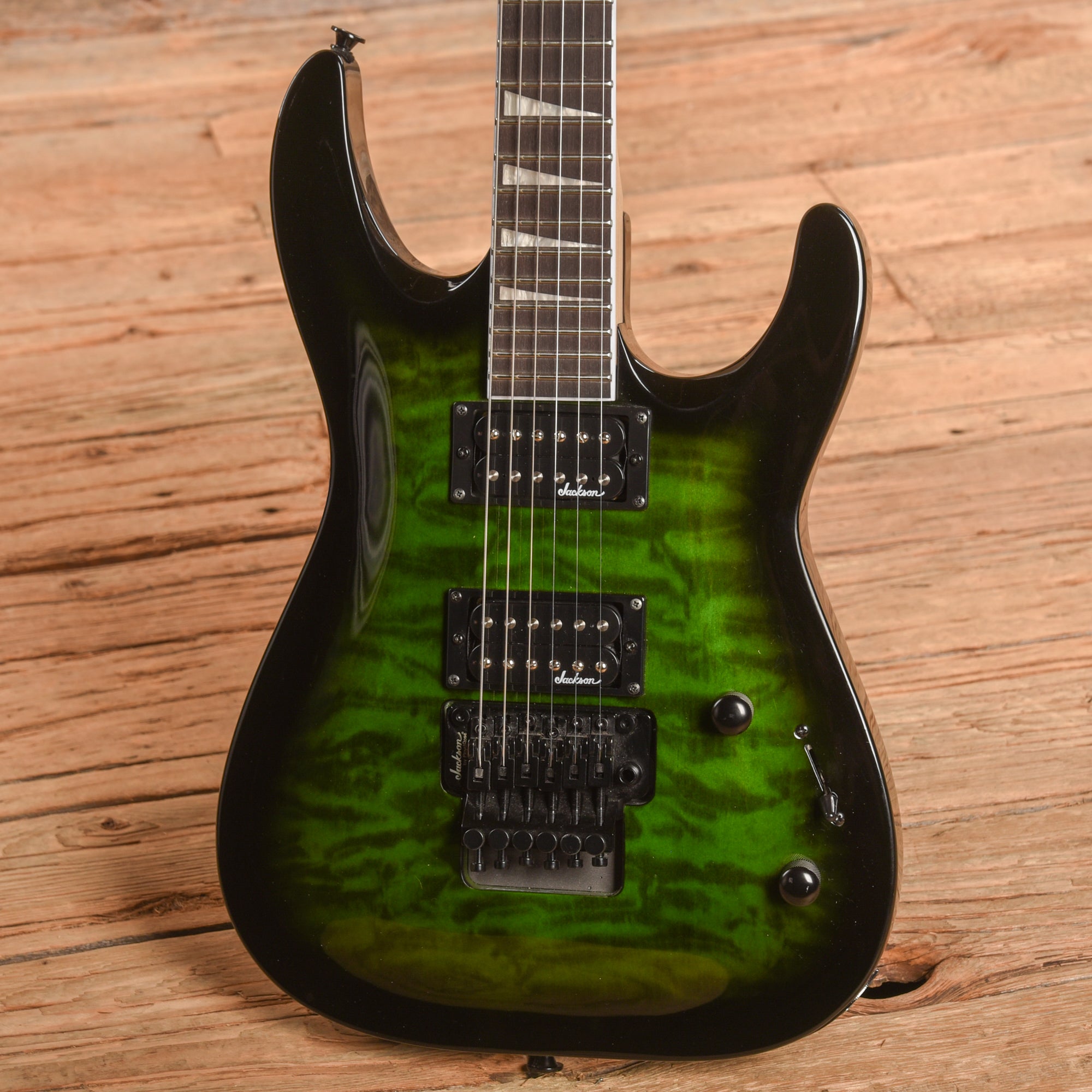 Jackson JS Series JS32Q DKA Dinky Archtop Green Burst 2021 Electric Guitars / Solid Body