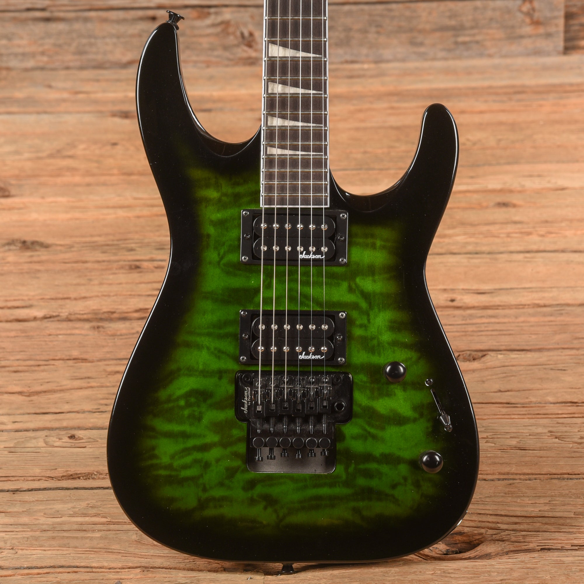 Jackson JS Series JS32Q DKA Dinky Archtop Green Burst 2021 Electric Guitars / Solid Body