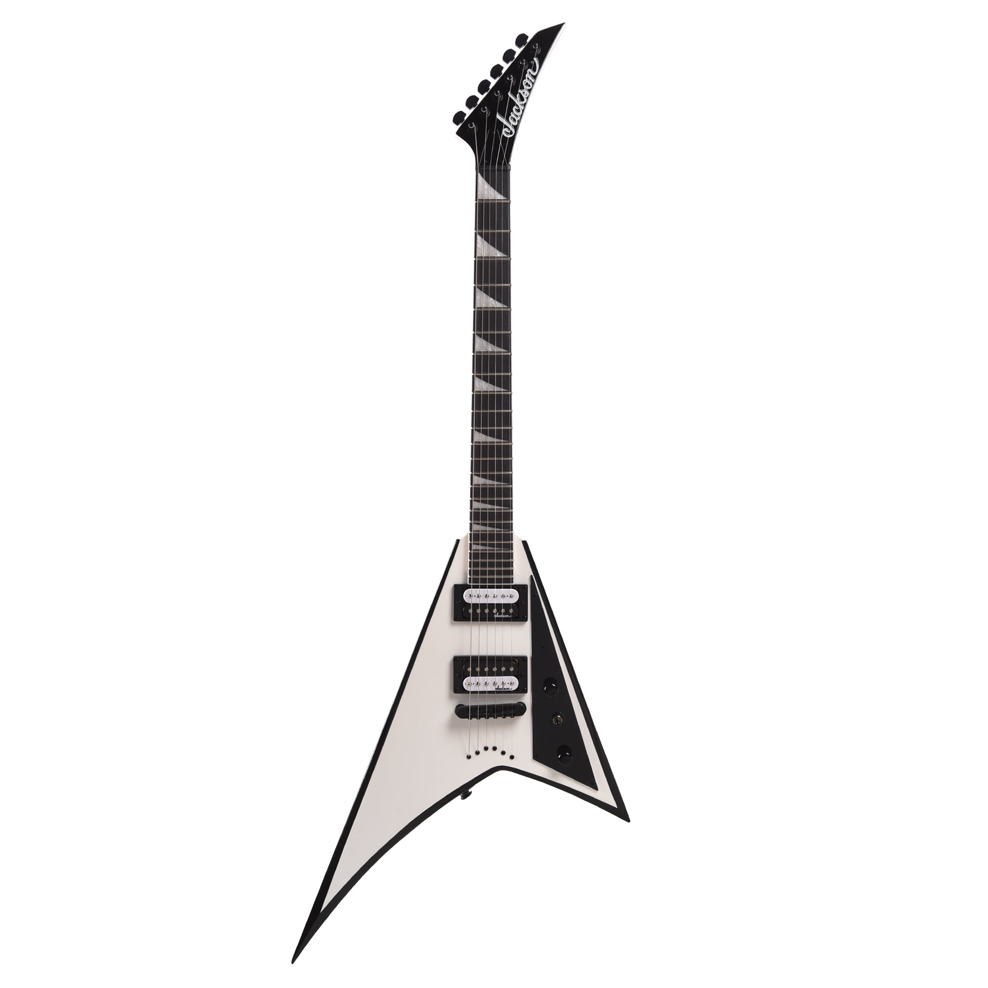 Jackson JS Series Rhoads JS32T White w/Black Bevels Electric Guitars / Solid Body