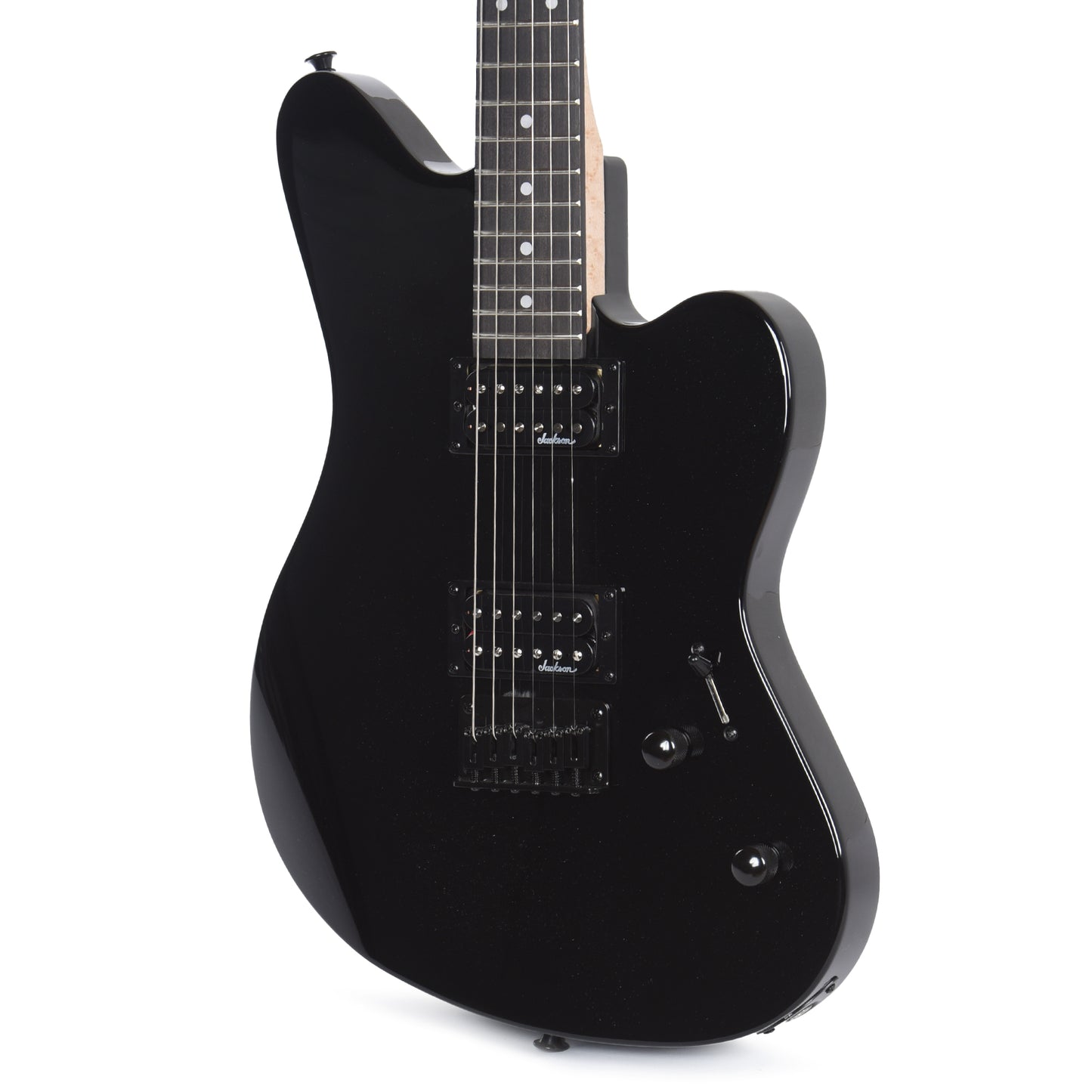 Jackson JS Series Surfcaster JS22 HT Gloss Black Electric Guitars / Solid Body