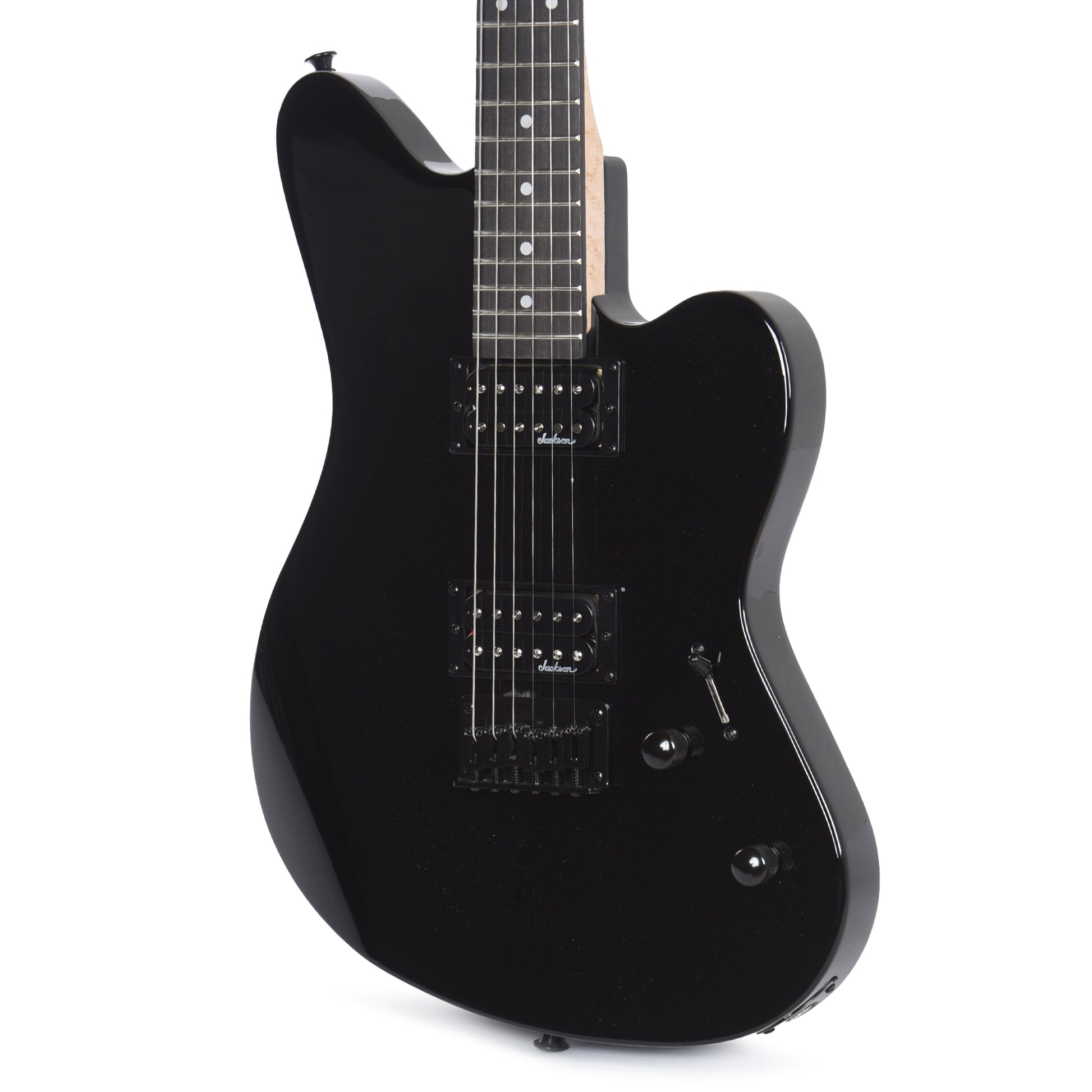 Jackson JS Series Surfcaster JS22 HT Gloss Black Electric Guitars / Solid Body