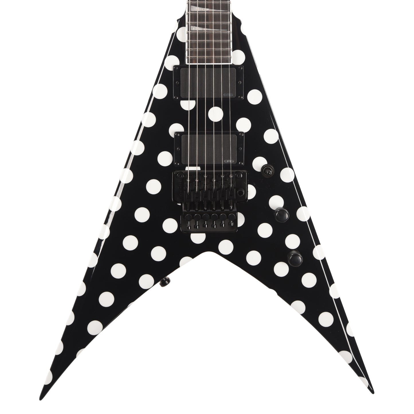 Jackson Limited Edition Pro Series Artist Signature Phil Demmel KV King V Polka Dot Electric Guitars / Solid Body