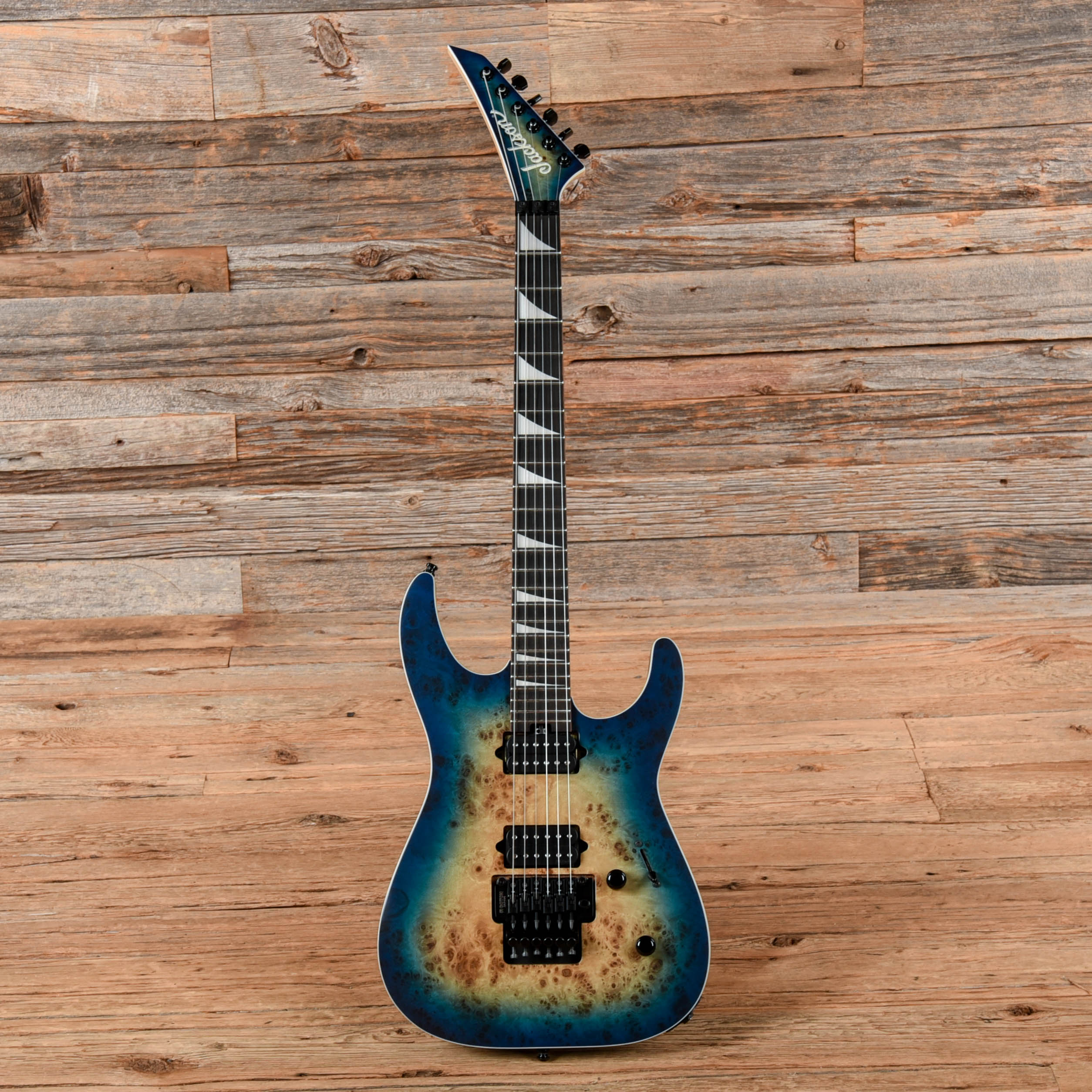 Jackson MJ Series Dinky DKRP Transparent Blue Burst 2021 Electric Guitars / Solid Body
