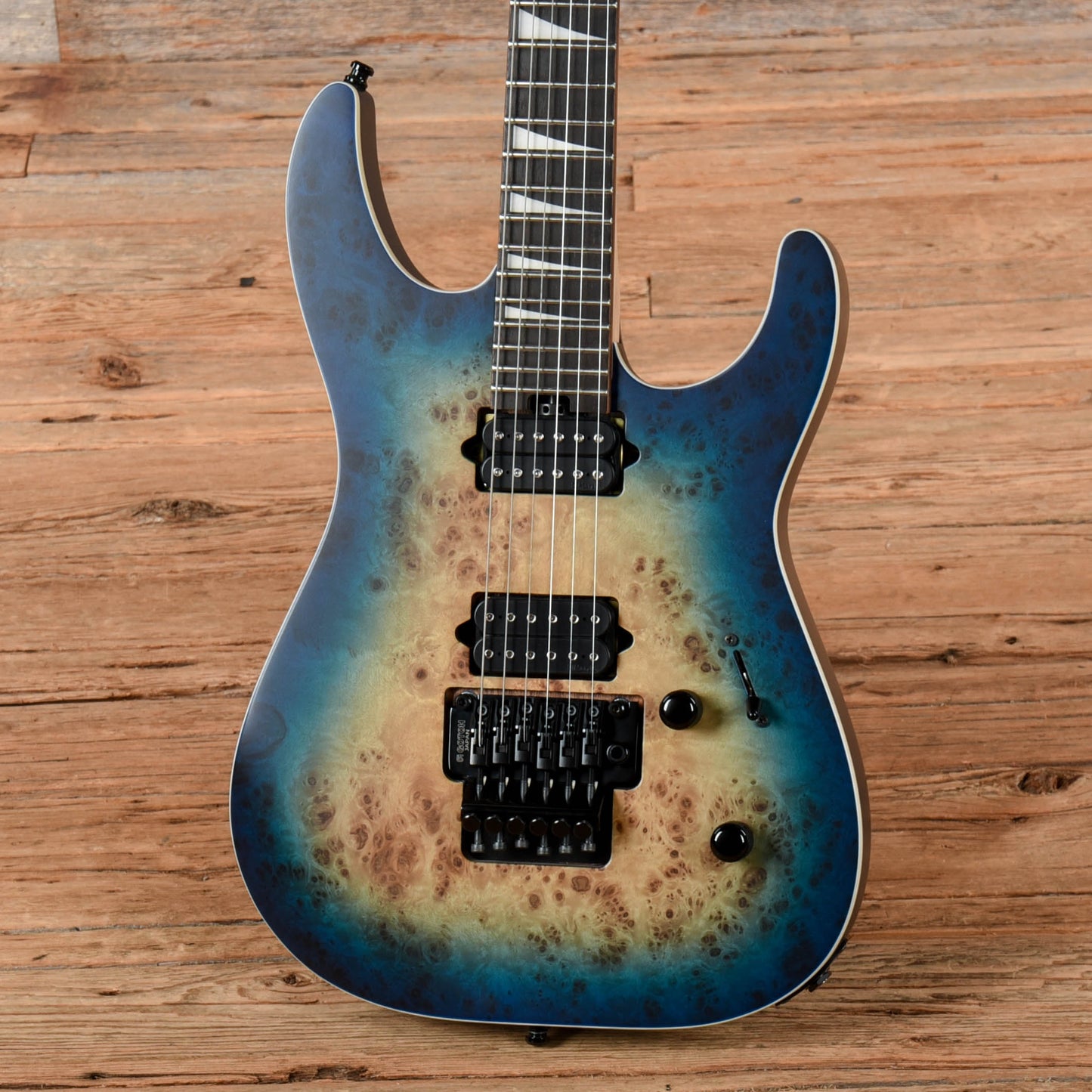 Jackson MJ Series Dinky DKRP Transparent Blue Burst 2021 Electric Guitars / Solid Body