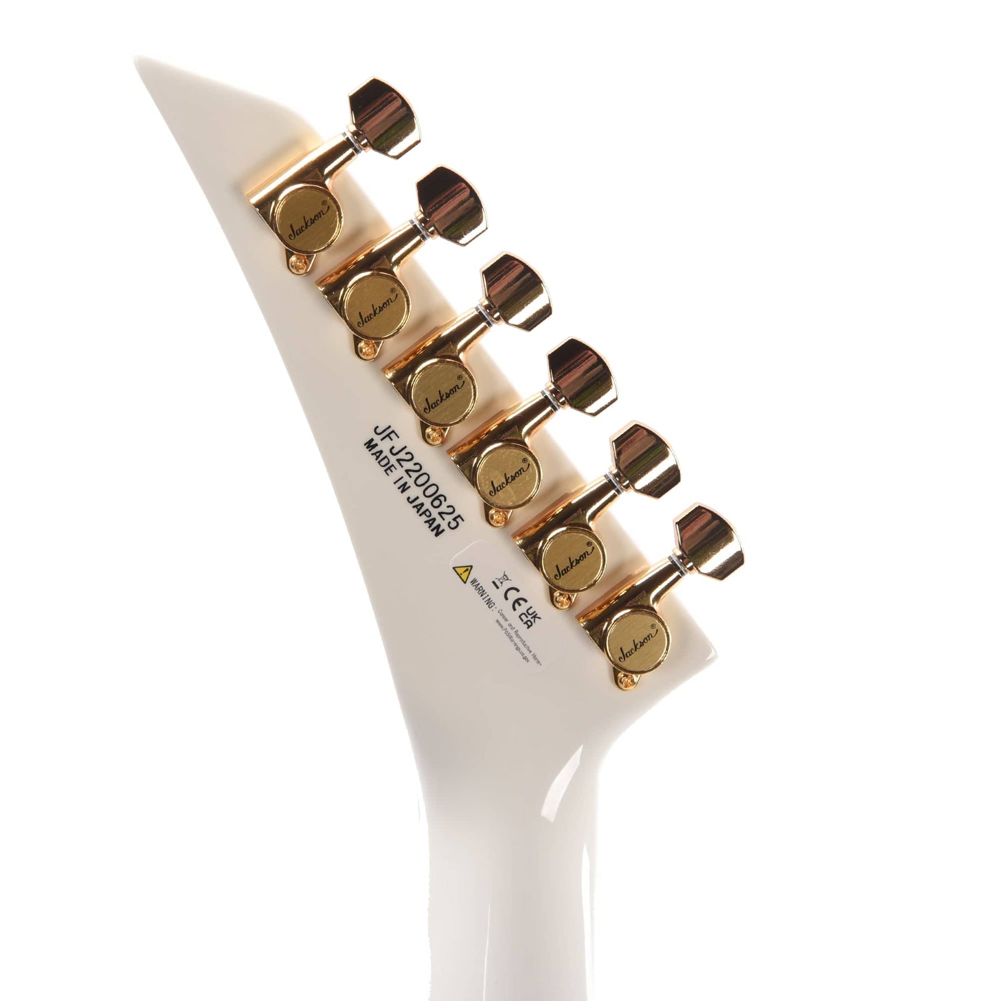 Jackson MJ Series Rhoads RR24MG White w/Black Pinstripes Electric Guitars / Solid Body