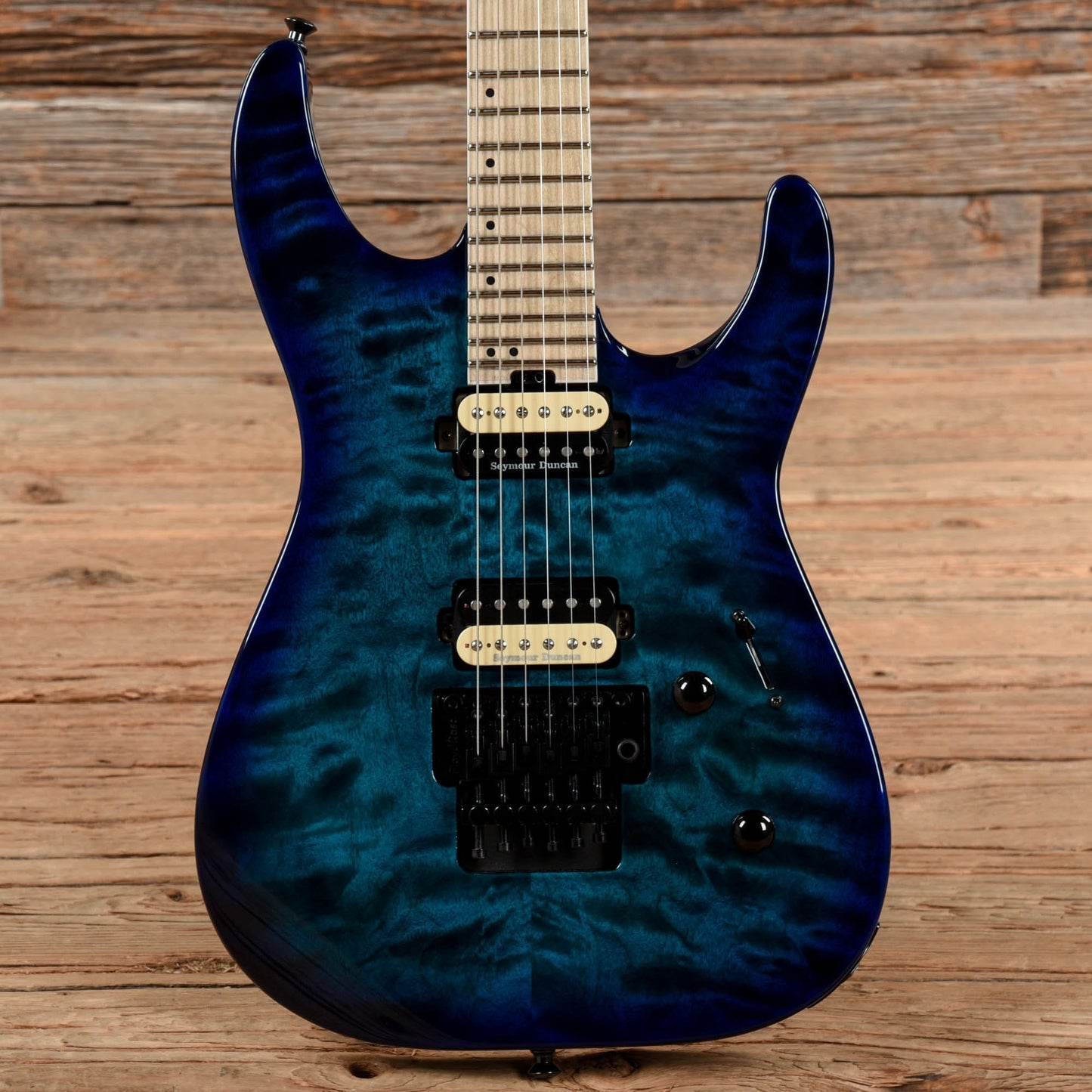 Jackson Pro Dinky DK2QM Chlorine Burst 2017 Electric Guitars / Solid Body