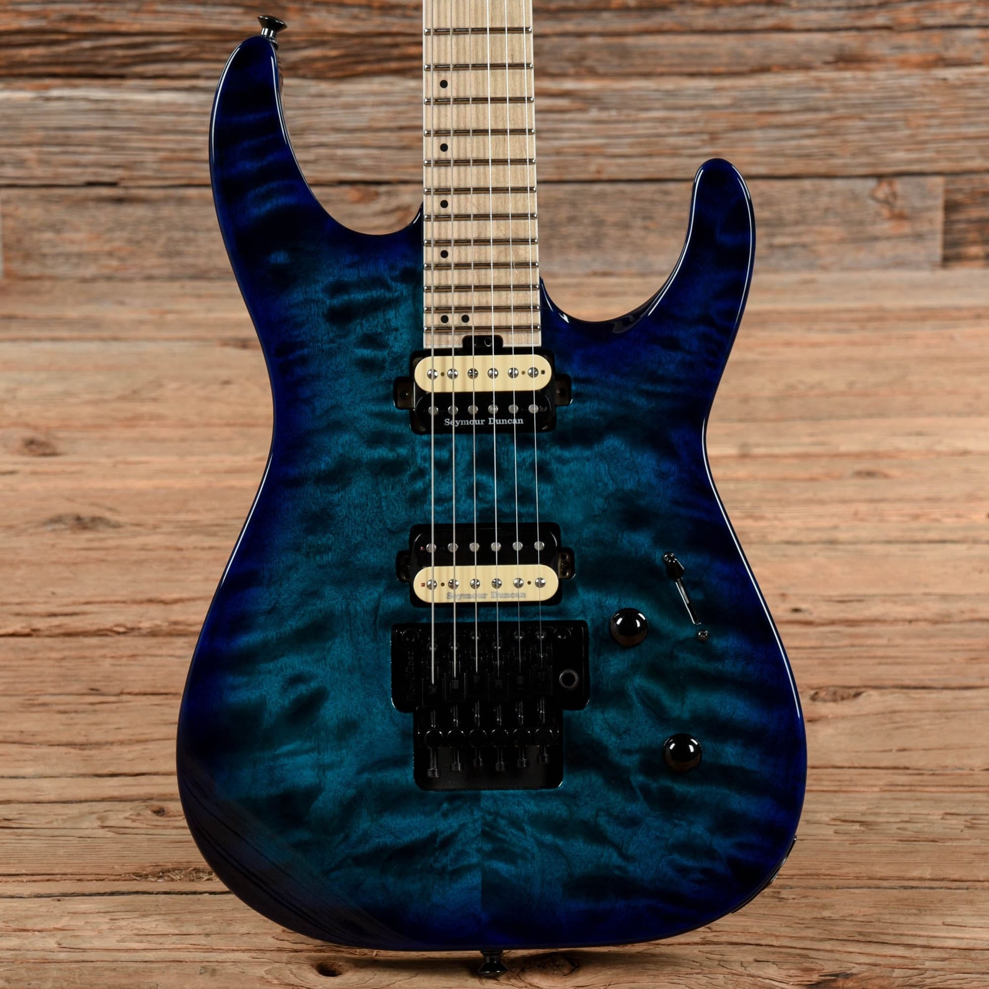 Jackson Pro Dinky DK2QM Chlorine Burst 2017 Electric Guitars / Solid Body