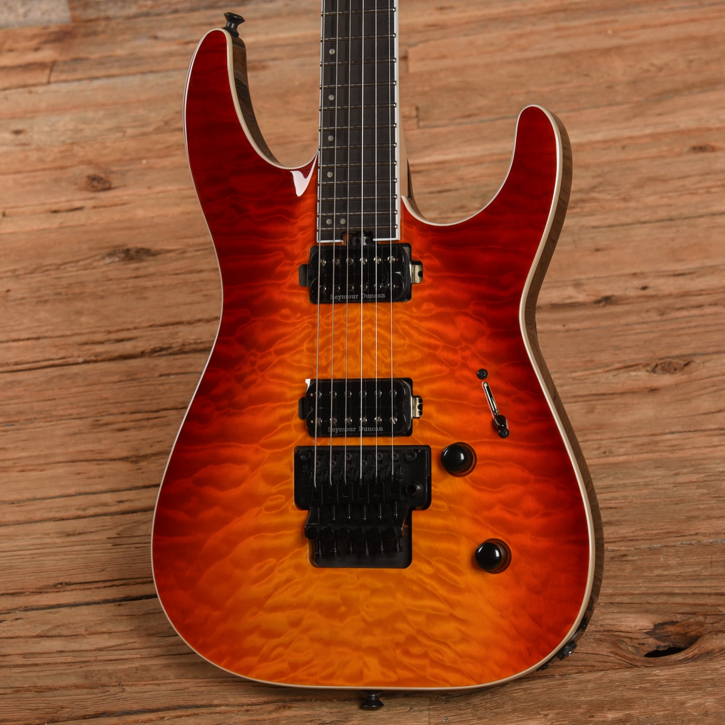 Jackson Pro Plus Series Dinky DKAQ Firestorm Electric Guitars / Solid Body