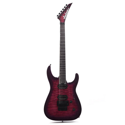 Jackson Pro Plus Series Dinky DKAQ Transparent Purple Burst Electric Guitars / Solid Body