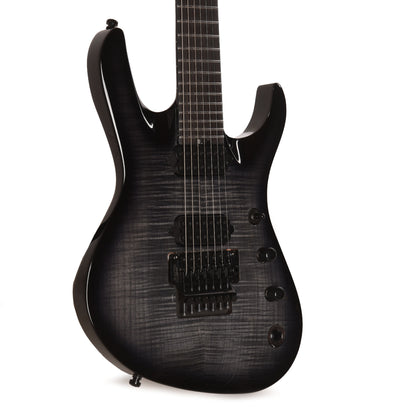 Jackson Pro Plus Series Signature Chris Broderick Soloist 7 Transparent Black Electric Guitars / Solid Body