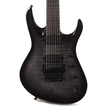 Jackson Pro Plus Series Signature Chris Broderick Soloist 7 Transparent Black Electric Guitars / Solid Body