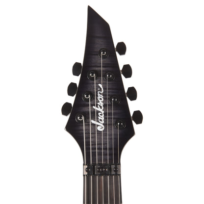 Jackson Pro Plus Series Signature Chris Broderick Soloist 7 Transparent Black Electric Guitars / Solid Body