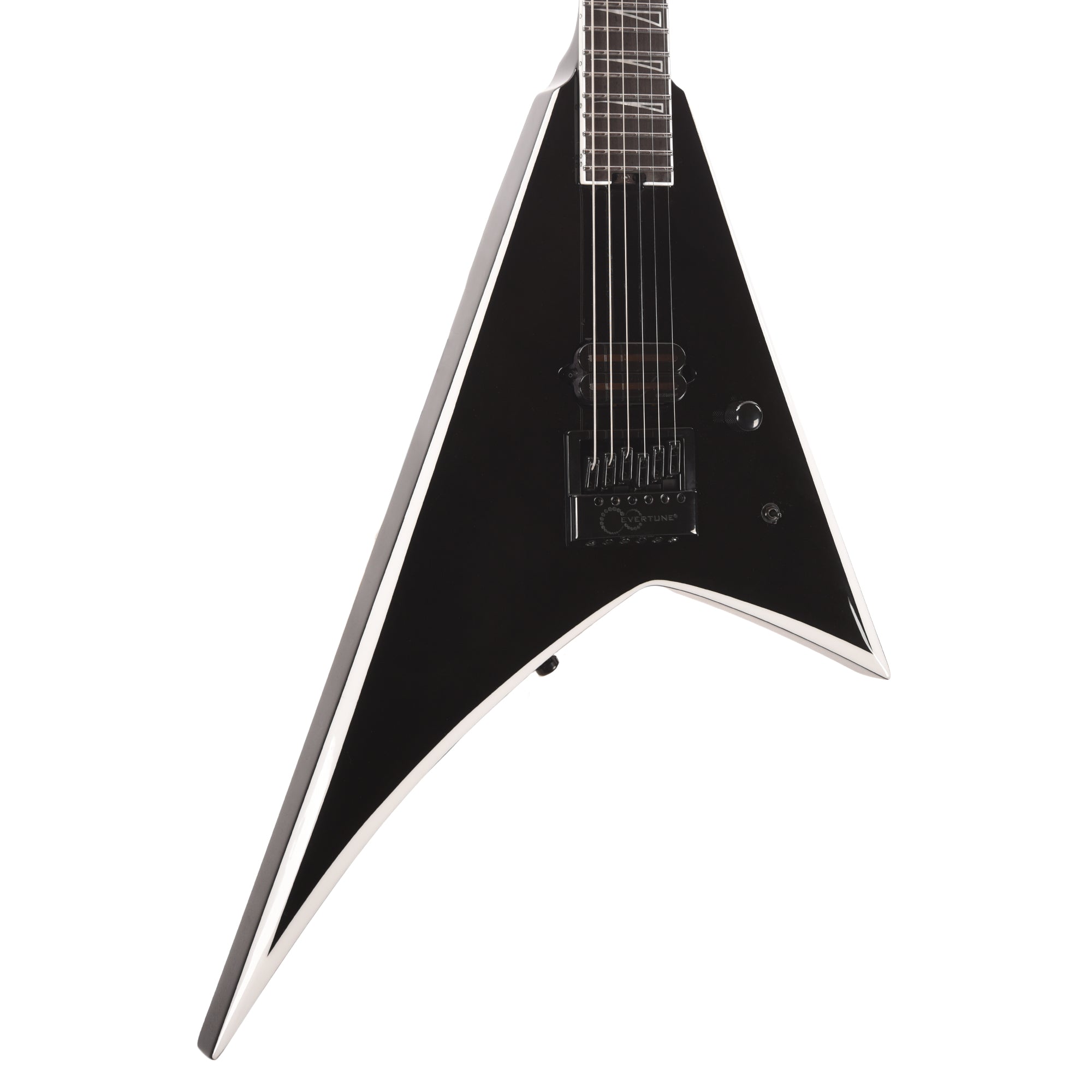 Jackson Pro Plus Series Signature Christian Andreu Rhoads RR24 EVTN Black w/White Bevels Electric Guitars / Solid Body