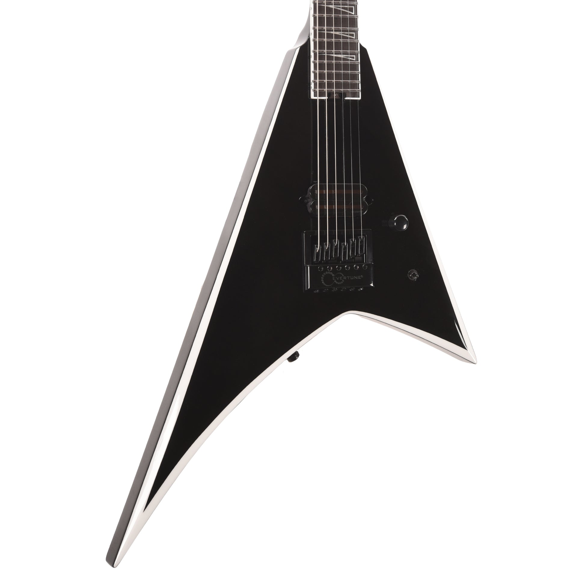 Jackson Pro Plus Series Signature Christian Andreu Rhoads RR24 EVTN Black w/White Bevels Electric Guitars / Solid Body