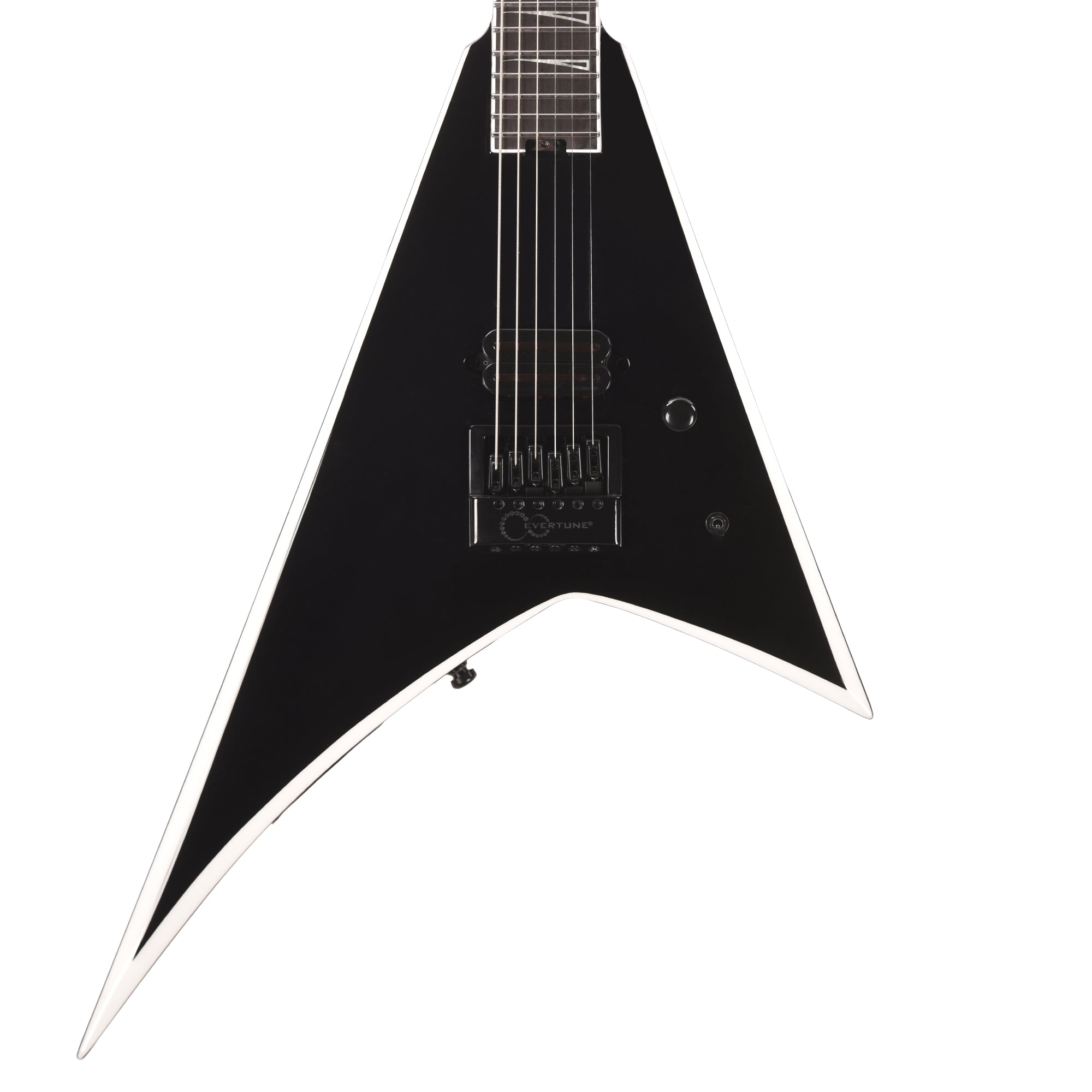 Jackson Pro Plus Series Signature Christian Andreu Rhoads RR24 EVTN Black w/White Bevels Electric Guitars / Solid Body