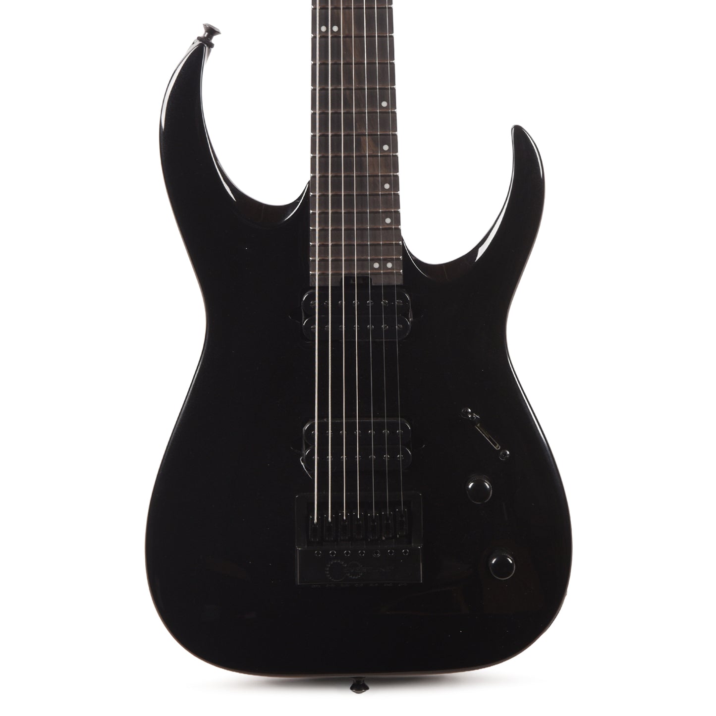 Jackson Pro Plus Series Signature Misha Mansoor Juggernaut ET7 Metallic Black Electric Guitars / Solid Body