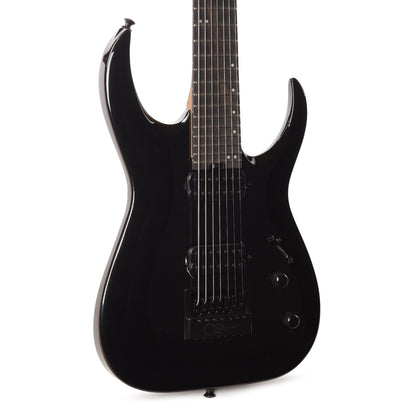 Jackson Pro Plus Series Signature Misha Mansoor Juggernaut ET7 Metallic Black Electric Guitars / Solid Body