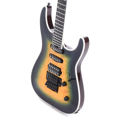 Jackson Pro Plus Series Soloist SLA3Q Amber Blue Burst Electric Guitars / Solid Body