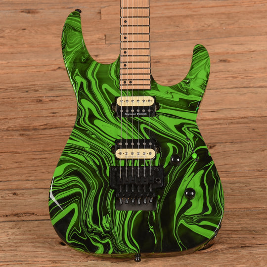 Jackson Pro Series DK2M Dinky Slime Green Swirl 2015 Electric Guitars / Solid Body