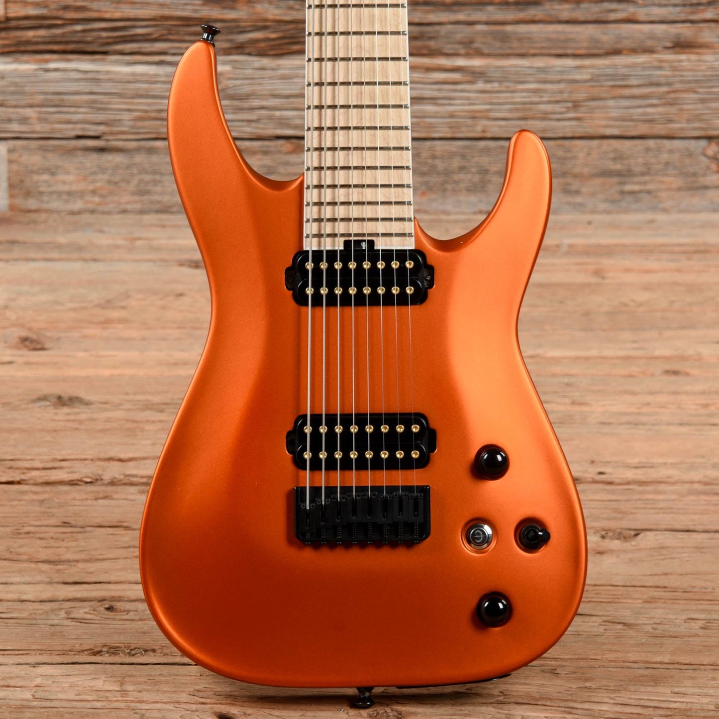 Jackson Pro Series DKA8M Satin Orange Blaze 2017 Electric Guitars / Solid Body