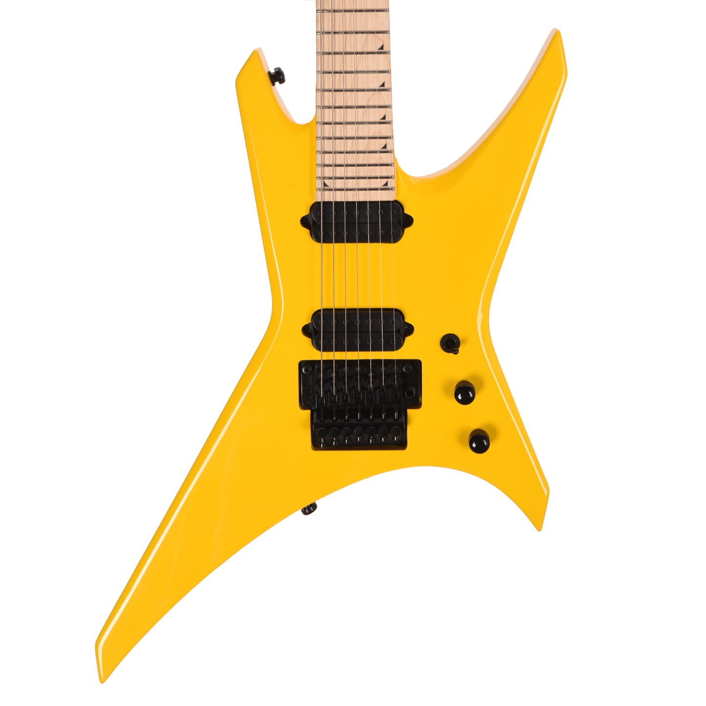 Jackson Pro Series Signature Dave Davidson Warrior WR7 Ferrari Yellow Electric Guitars / Solid Body