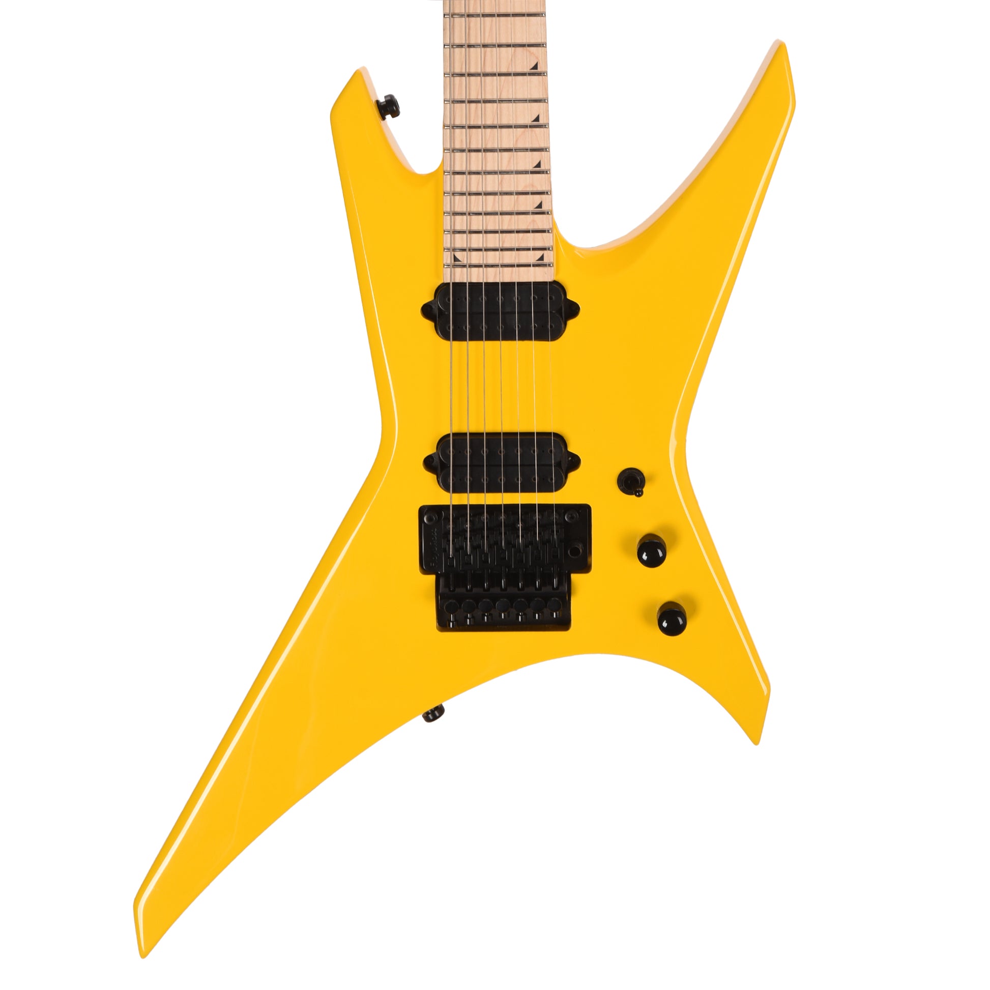 Jackson Pro Series Signature Dave Davidson Warrior WR7 Ferrari Yellow Electric Guitars / Solid Body
