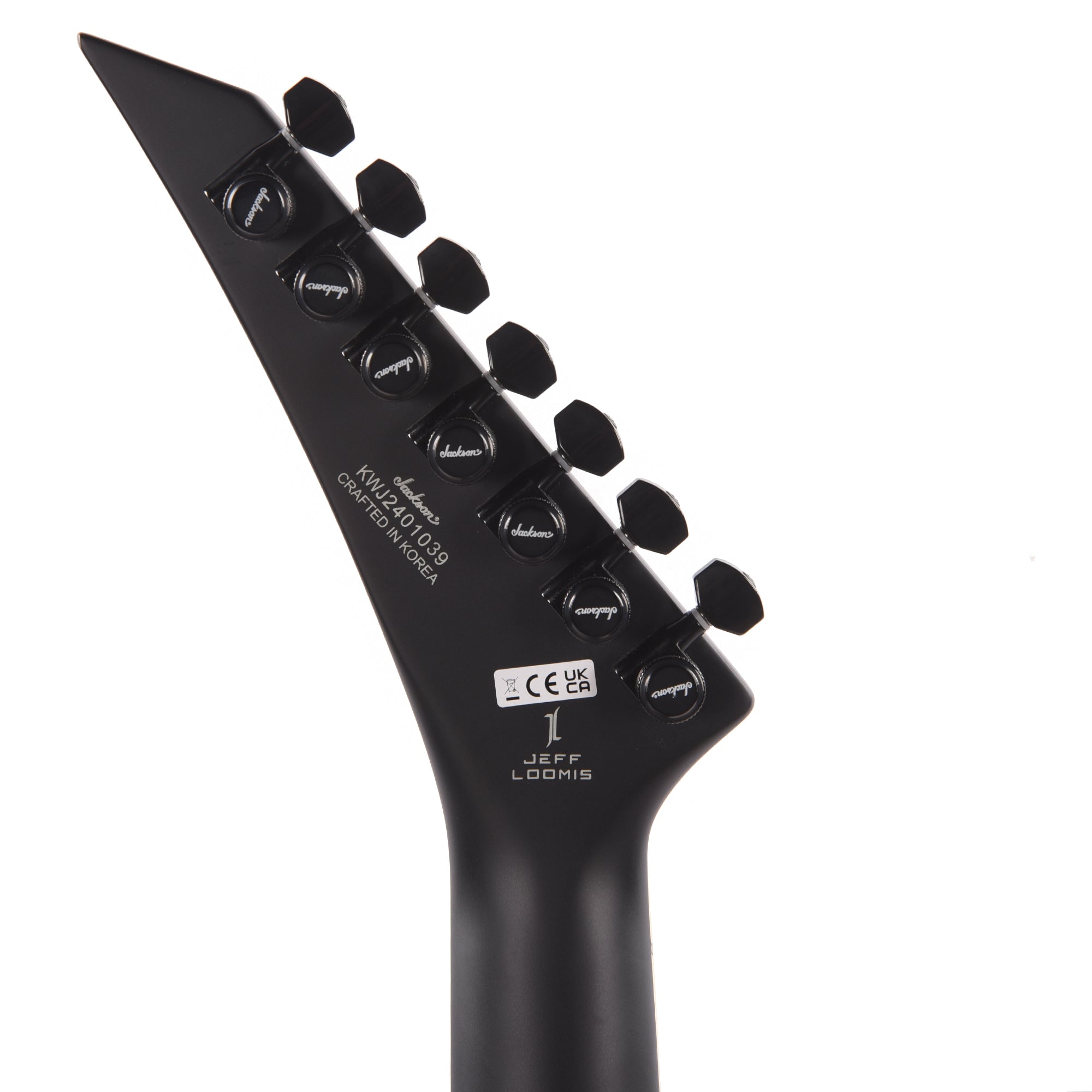 Jackson Pro Series Signature Jeff Loomis Soloist SL7 HT Black Ash Electric Guitars / Solid Body