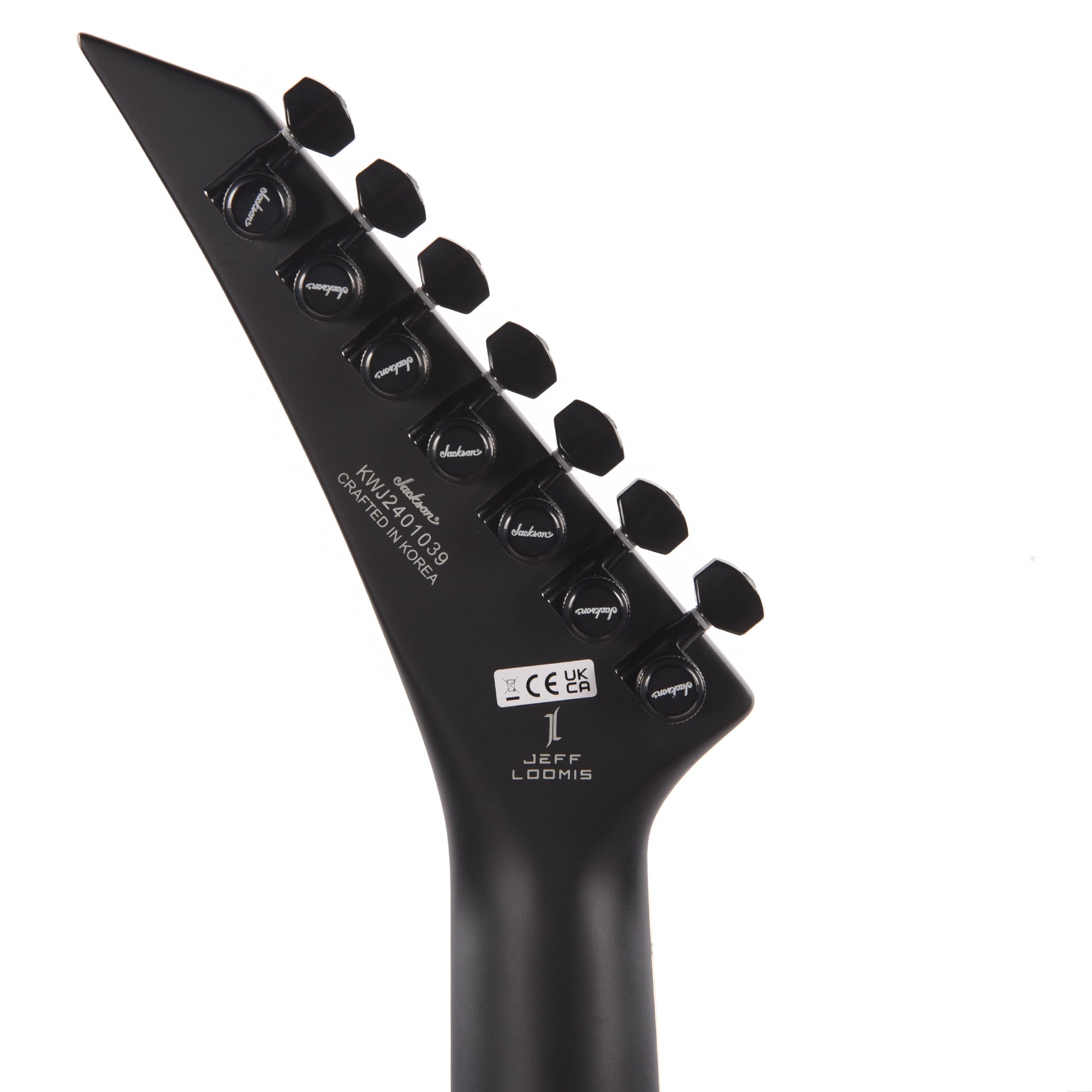 Jackson Pro Series Signature Jeff Loomis Soloist SL7 HT Black Ash Electric Guitars / Solid Body