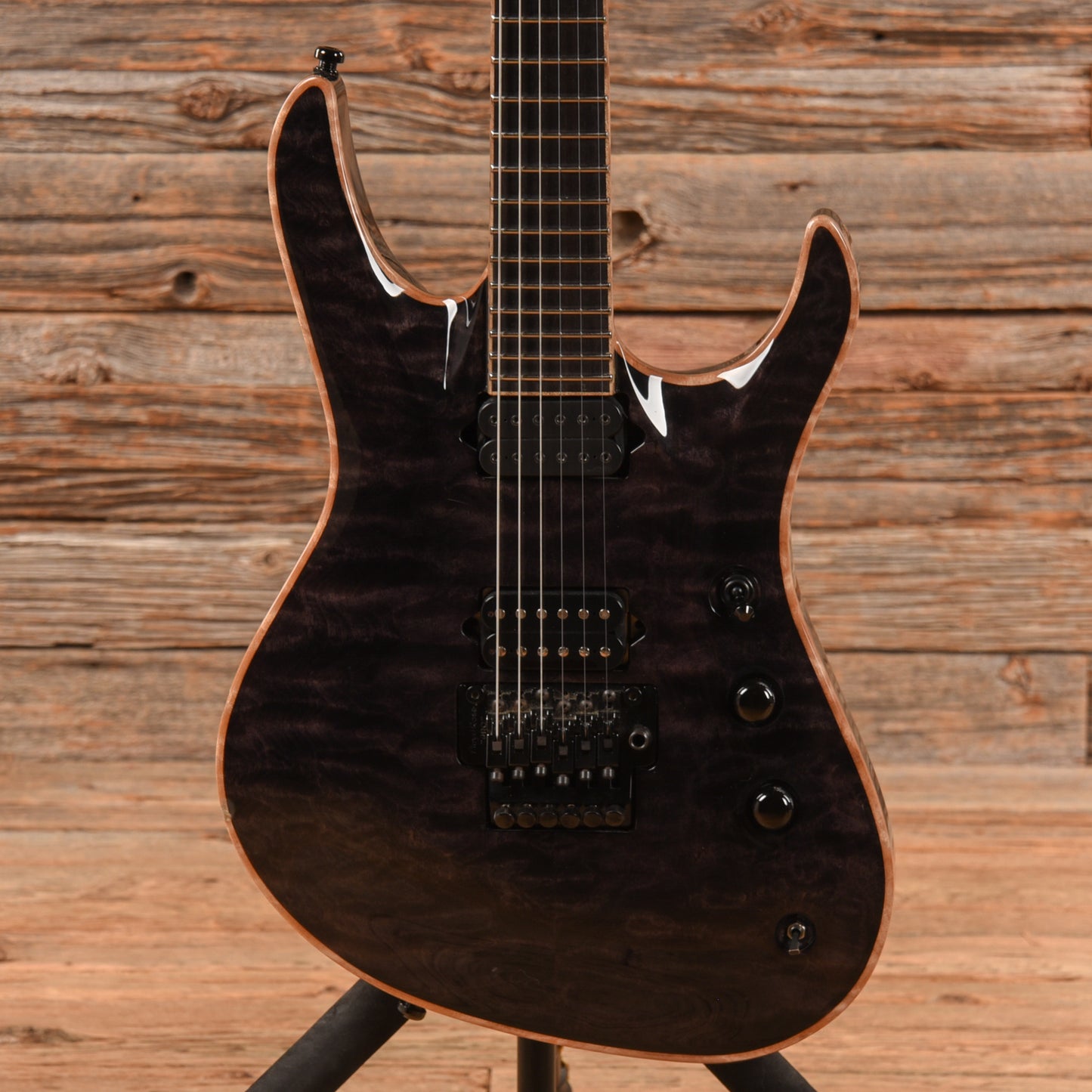Jackson USA Select Series Chris Broderick Signature Soloist 6 Transparent Black 2013 Electric Guitars / Solid Body