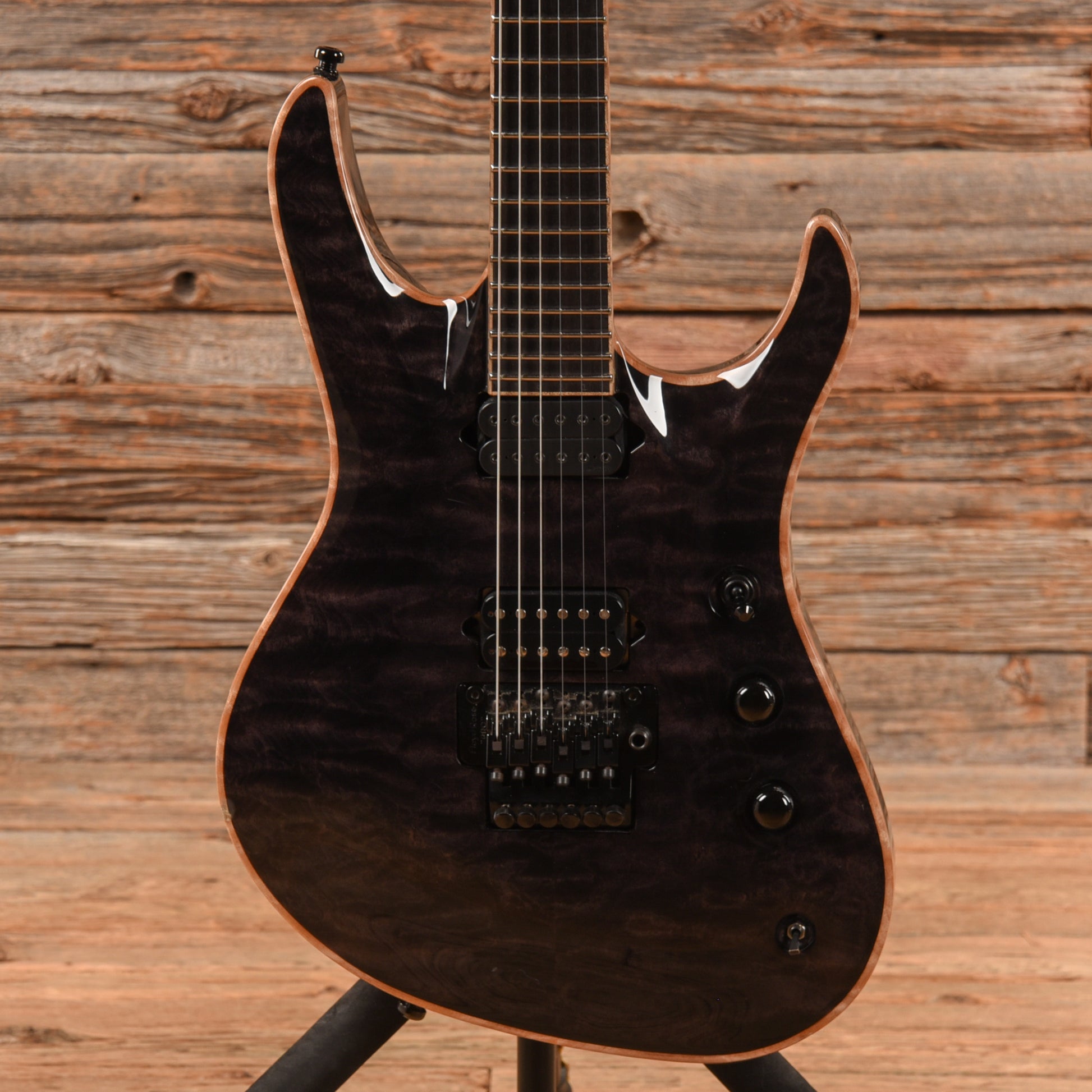 Jackson USA Select Series Chris Broderick Signature Soloist 6 Transparent Black 2013 Electric Guitars / Solid Body