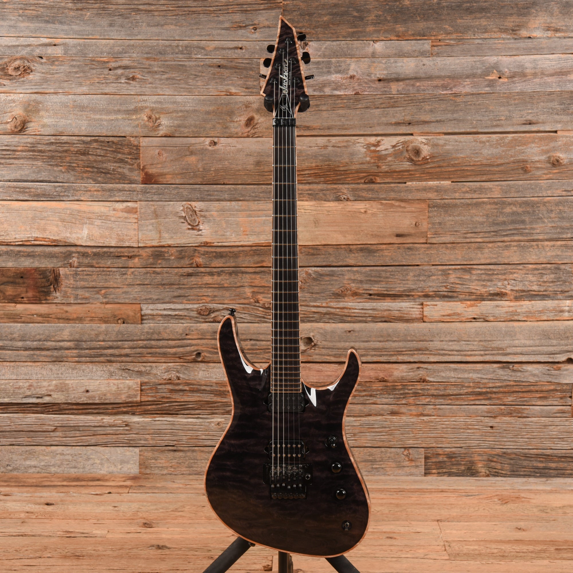 Jackson USA Select Series Chris Broderick Signature Soloist 6 Transparent Black 2013 Electric Guitars / Solid Body