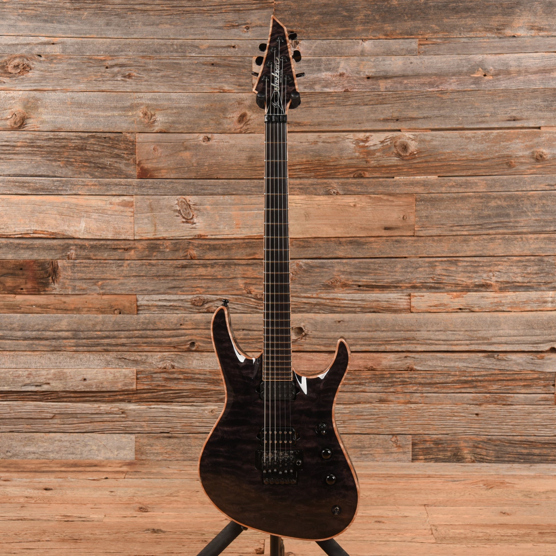 Jackson USA Select Series Chris Broderick Signature Soloist 6 Transparent Black 2013 Electric Guitars / Solid Body