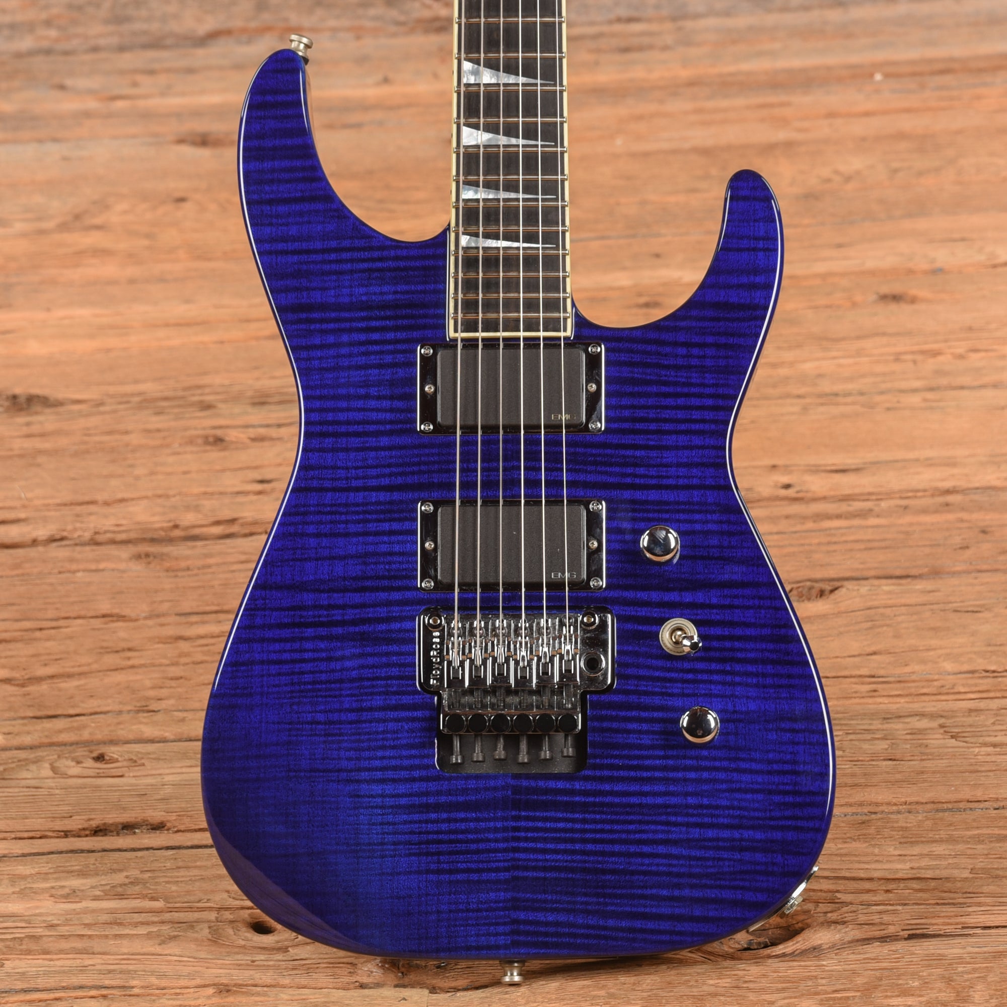 Jackson USA Select Soloist SL2H Transparent Blue – Chicago Music