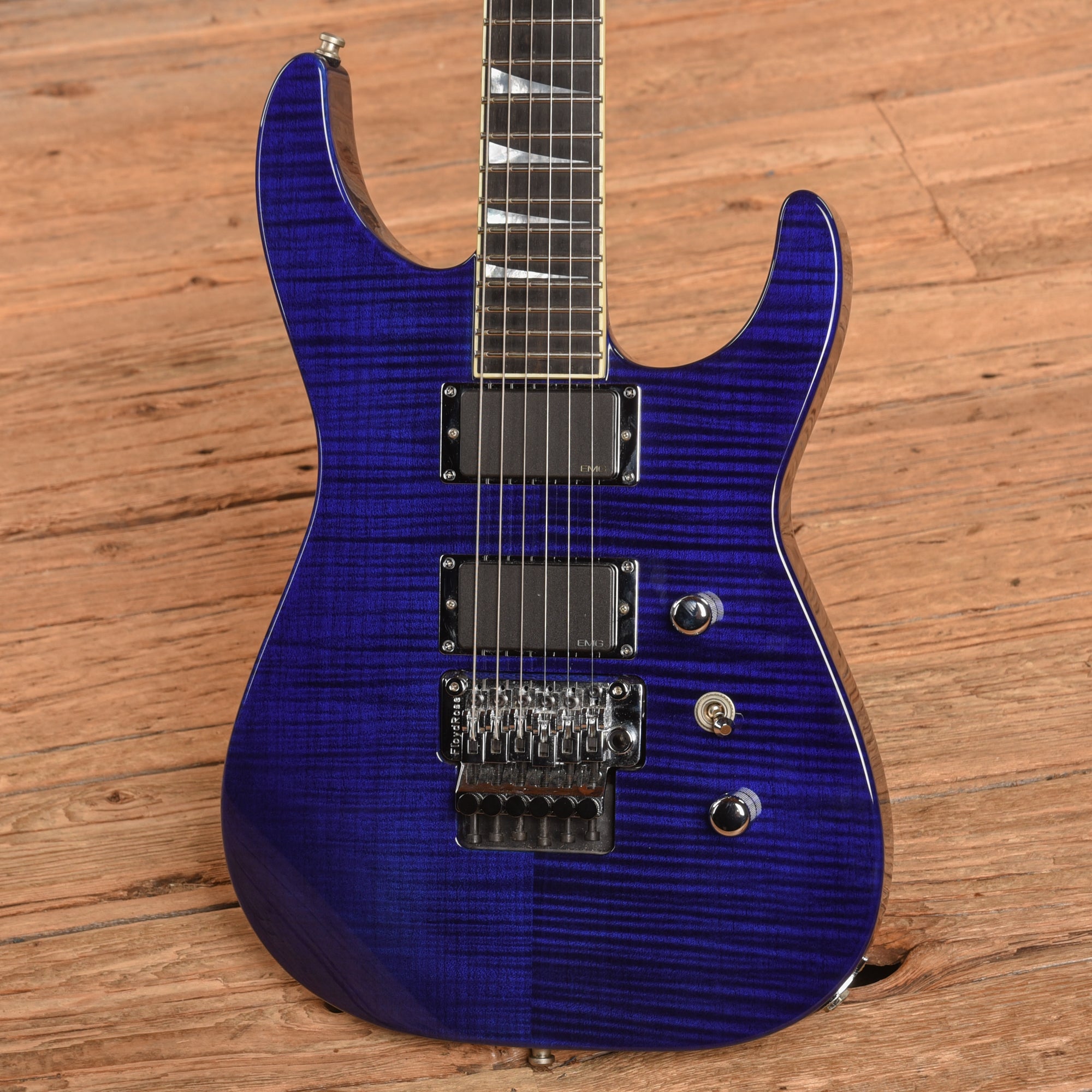 Jackson USA Select Soloist SL2H Transparent Blue – Chicago Music