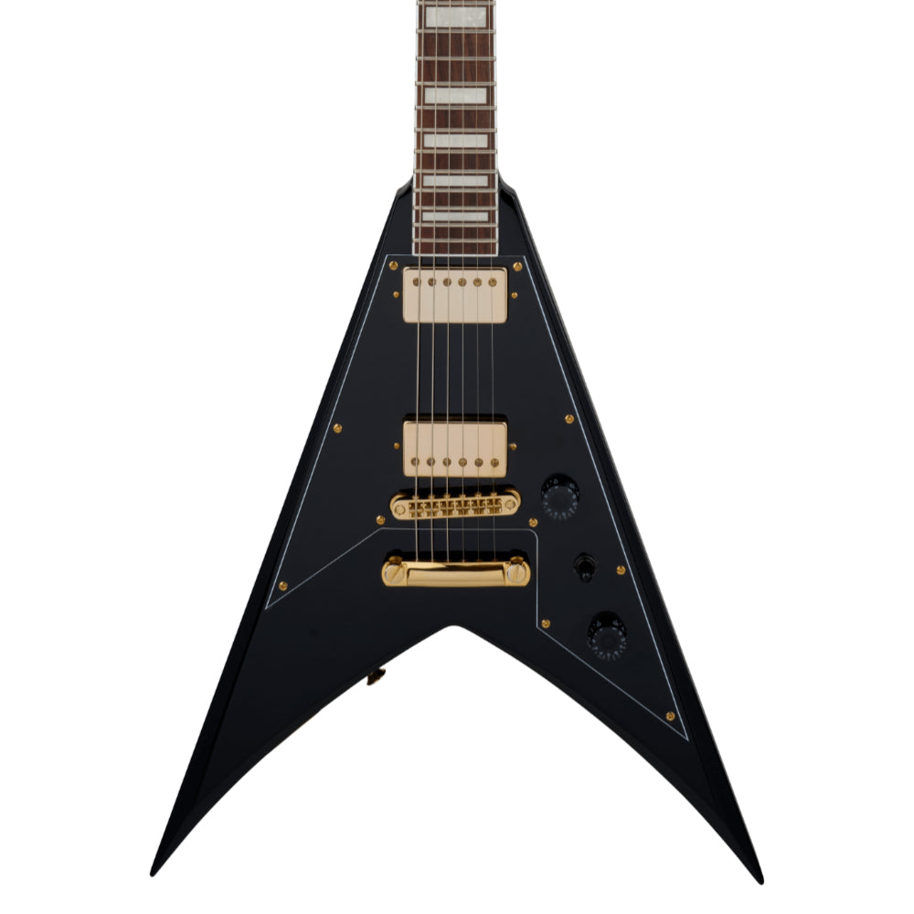 Jackson X Series Signature Scott Ian King V KVXT Gloss Black Electric Guitars / Solid Body