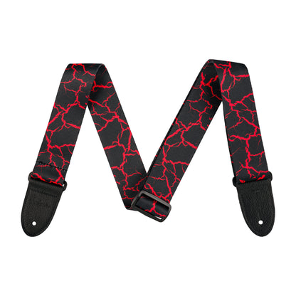 Jackson 2" Poly Strap Red Crackle Straps