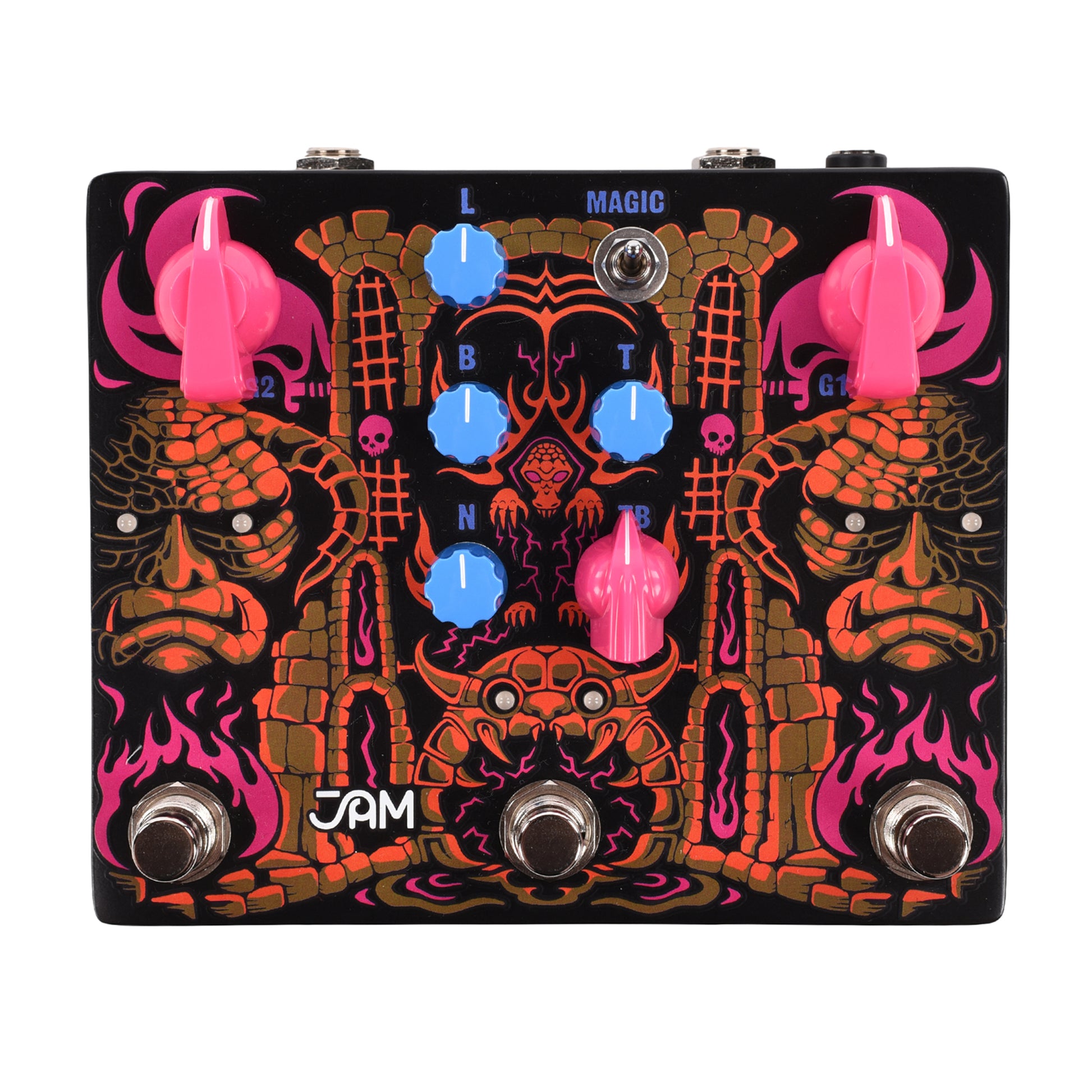 JAM Pedals Tiny Amp Destroyer Limited Edition Preamp & Drive Pedal Effect Pedals