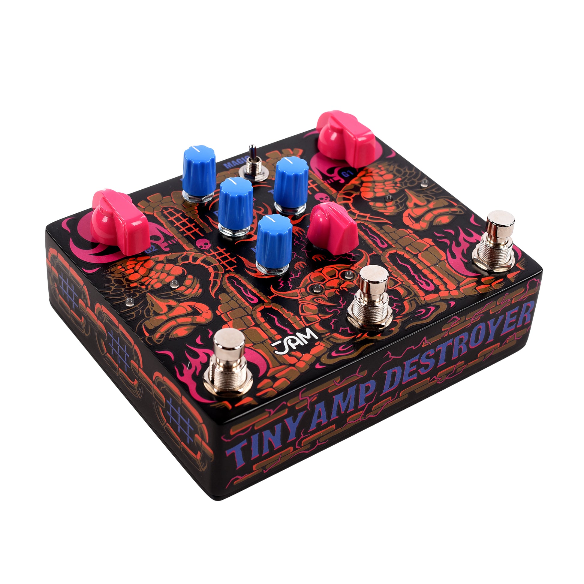 JAM Pedals Tiny Amp Destroyer Limited Edition Preamp & Drive Pedal Effect Pedals