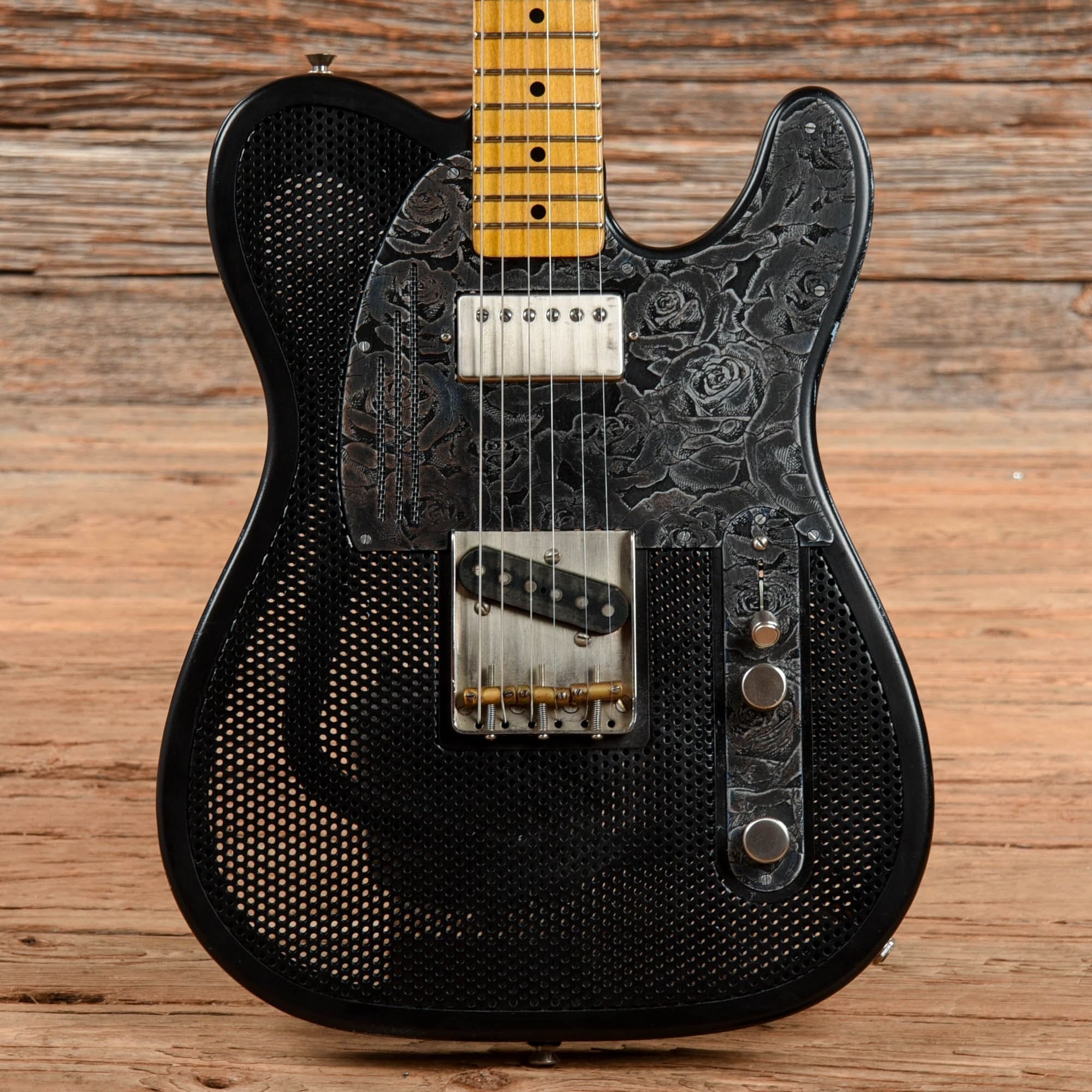 James Trussart Holey Steelcaster 2-Tone Blue Roses 2007 Electric Guitars / Solid Body