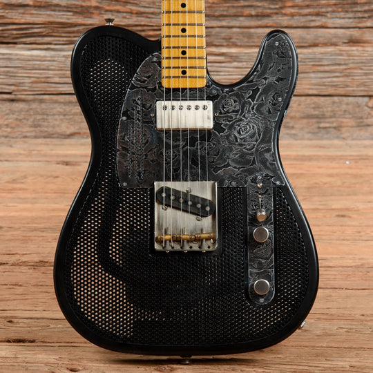 James Trussart Holey Steelcaster 2-Tone Blue Roses 2007 Electric Guitars / Solid Body