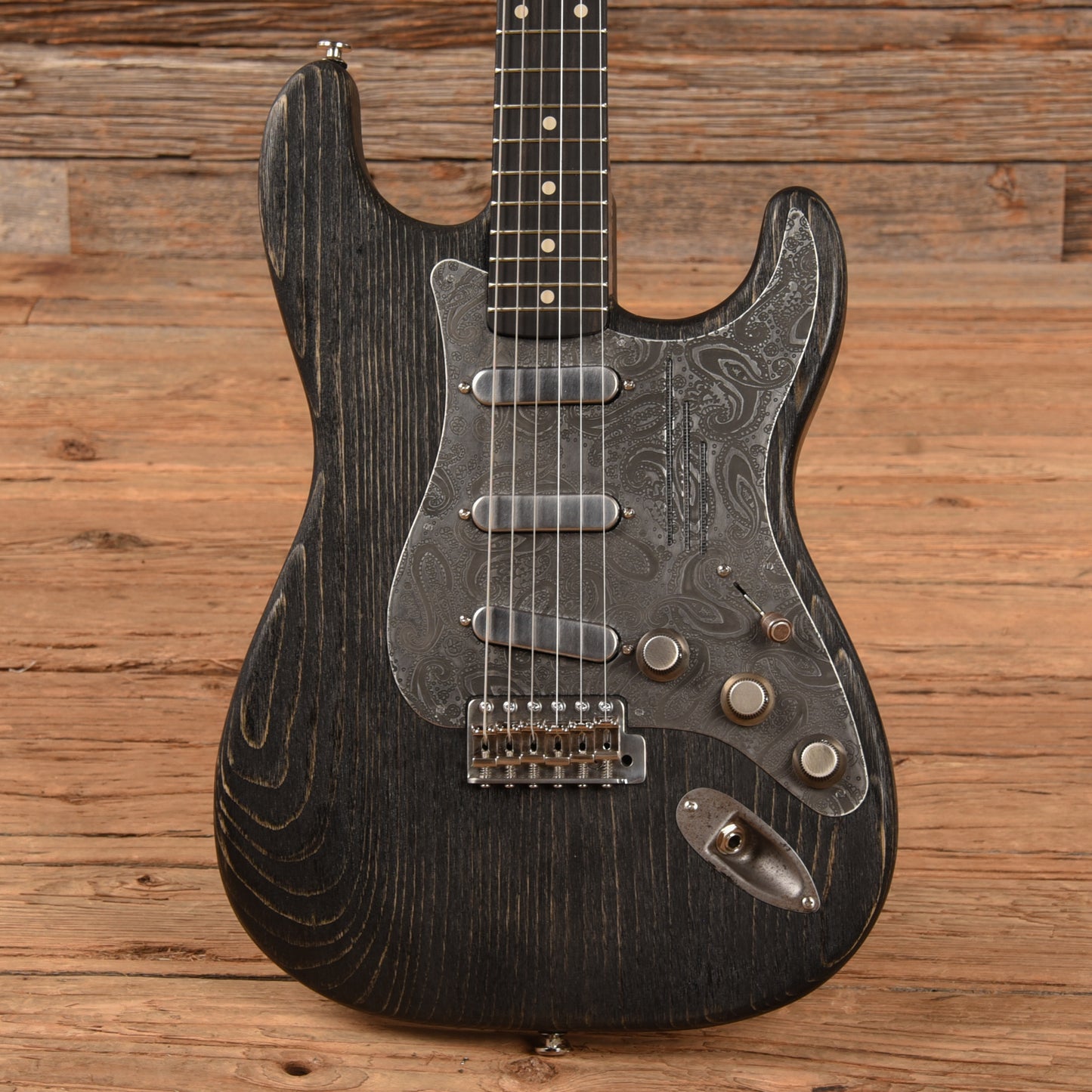 James Trussart Steelguard-O-Matic Black Driftwood 2023 Electric Guitars / Solid Body