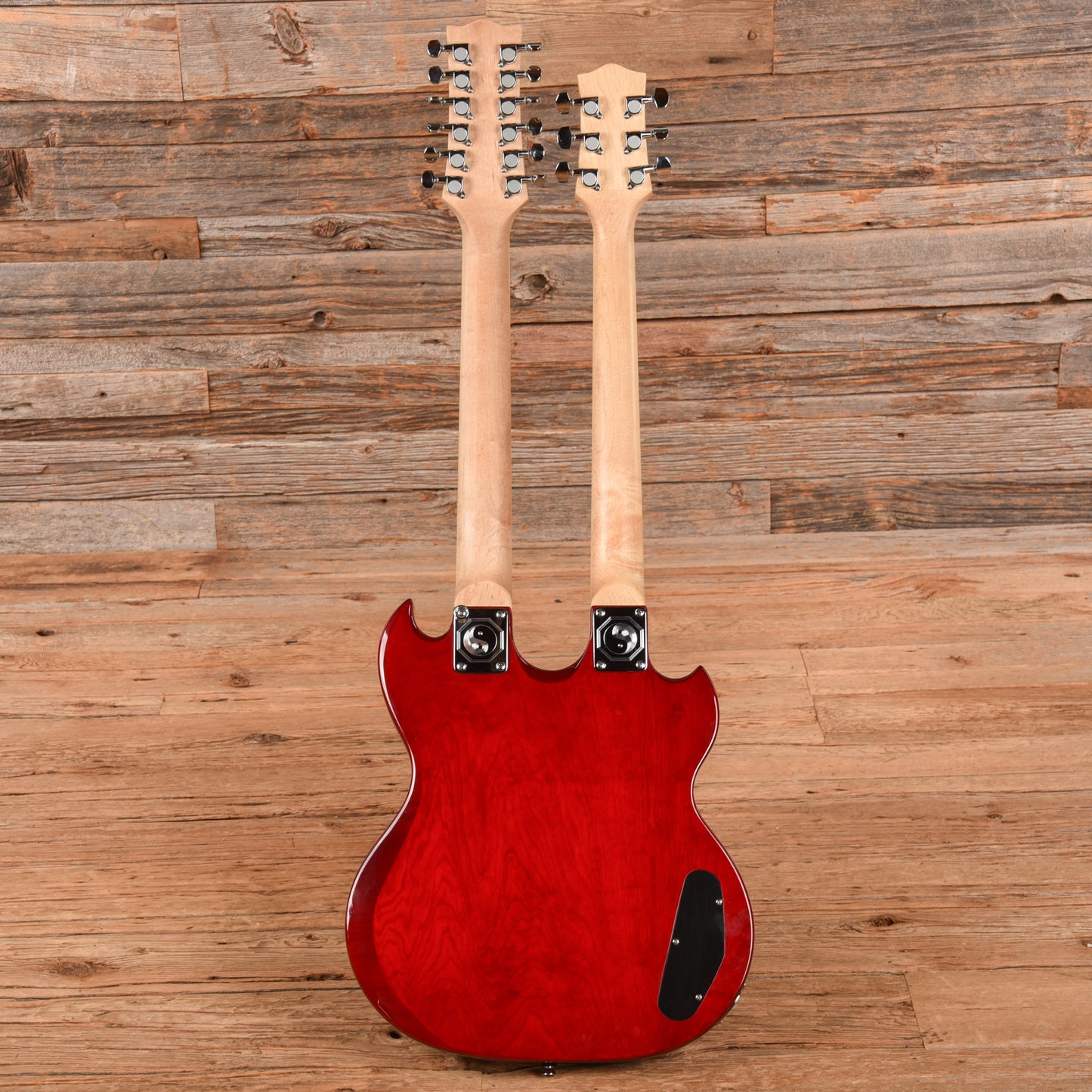 Jay Turser Doubleneck Red  LEFTY Electric Guitars / Solid Body